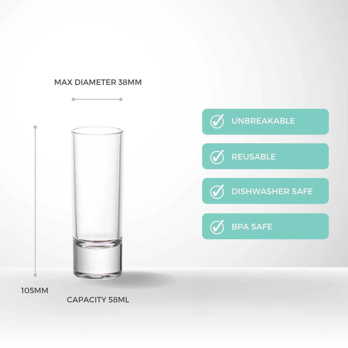 Shot Polycarbonate 58ml
