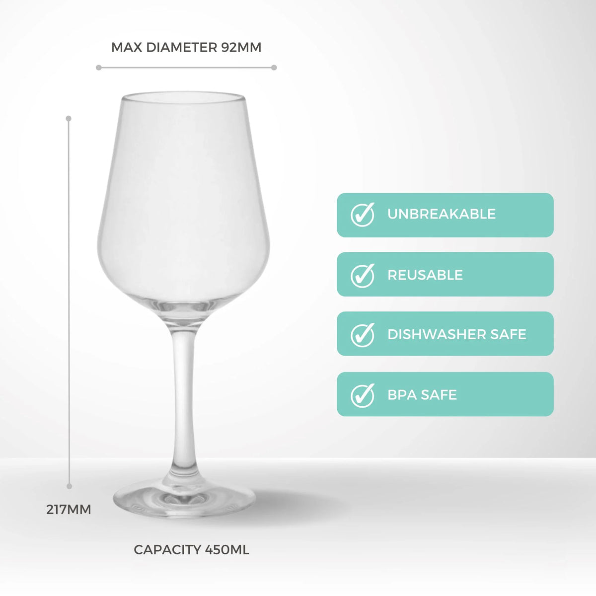 Sip Easy Wine Polycarbonate 450ml