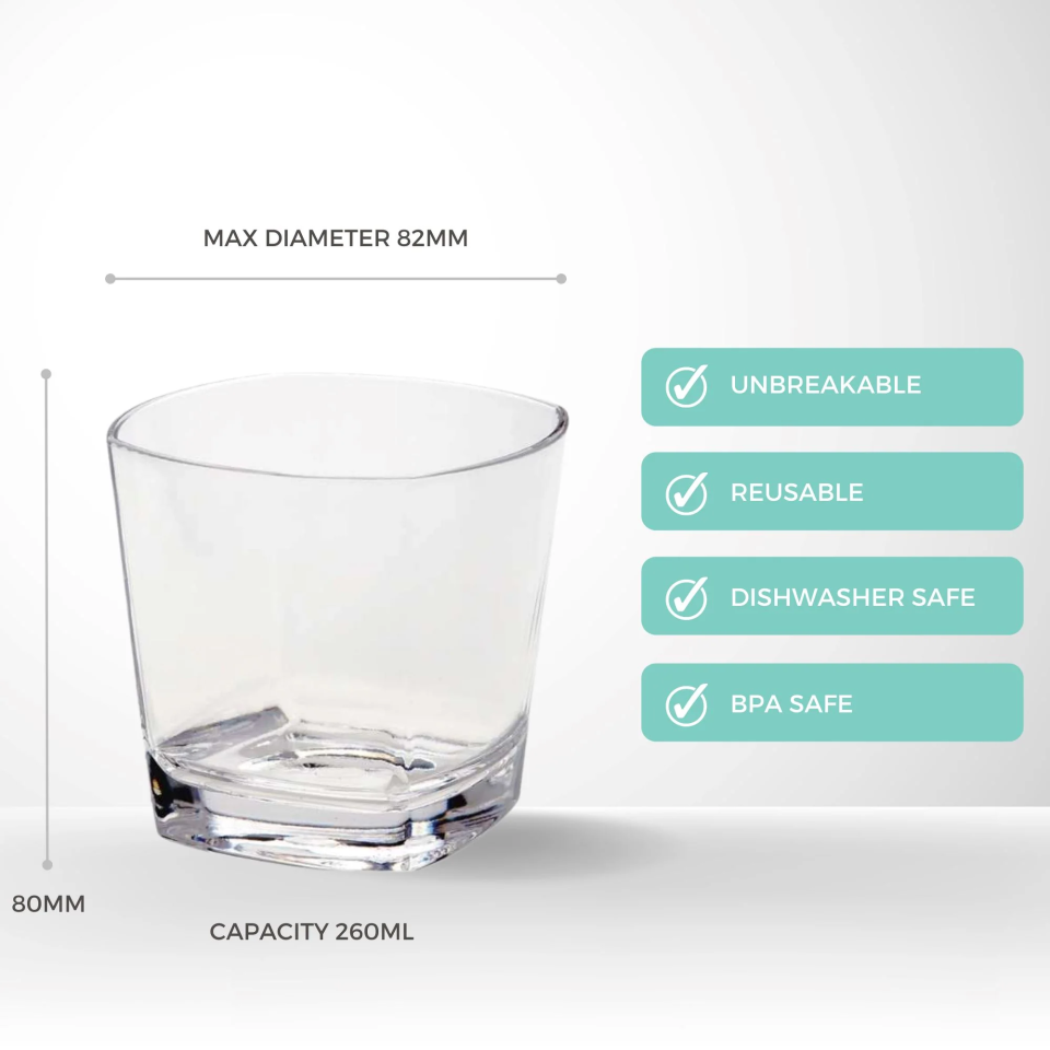 Essentials Stackable Tumbler Polycarbonate 260ml