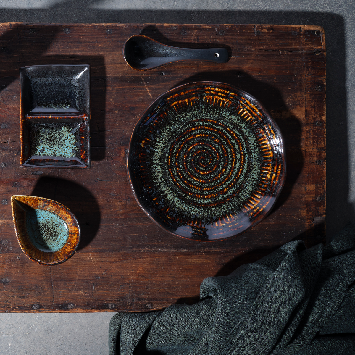 Fusion Plate 205mm Patina