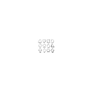 Cutter Set Aspic 12pc 15mm