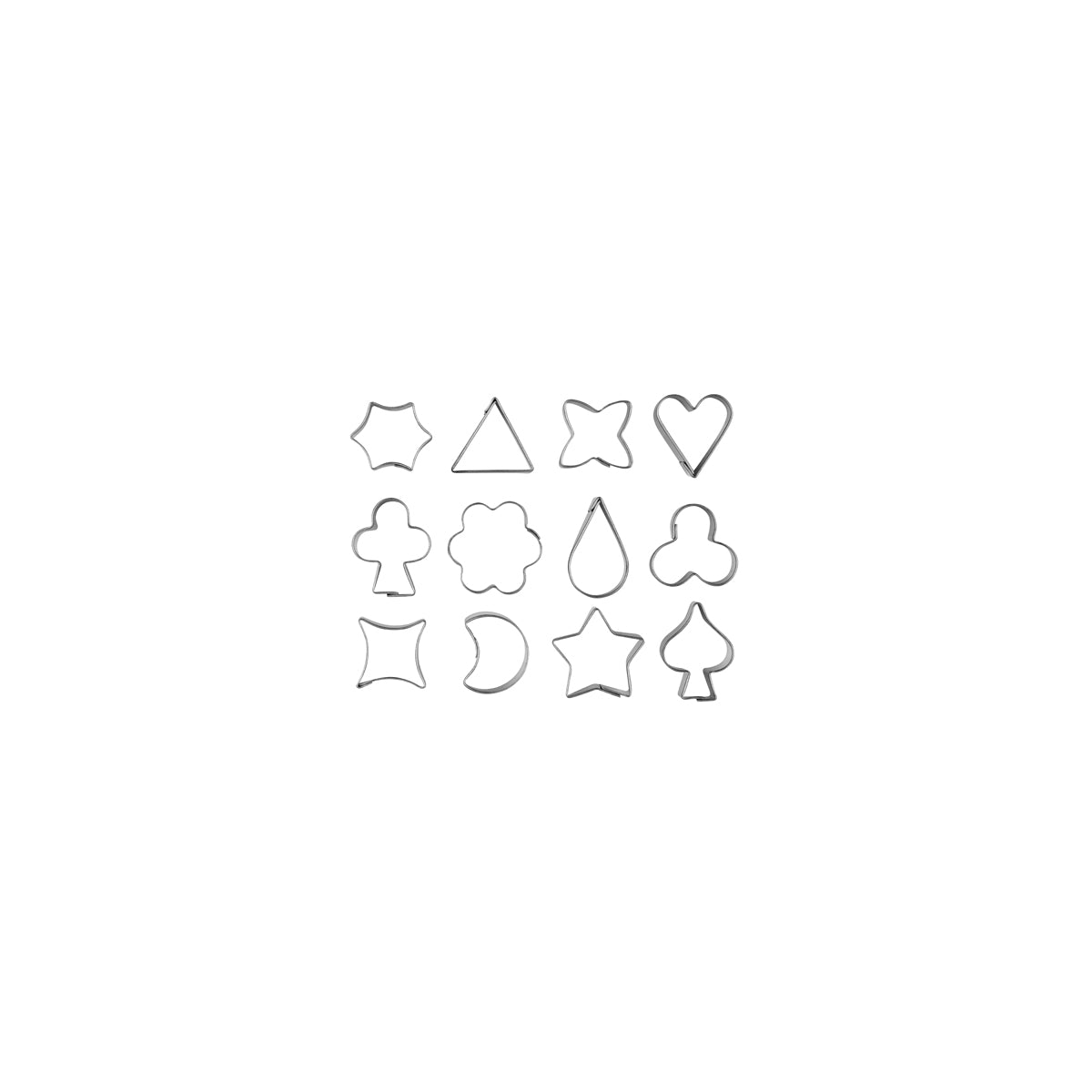 01948 Chef Inox Cutter Set Aspic 12pc 30mm Tomkin Australia Hospitality Supplies