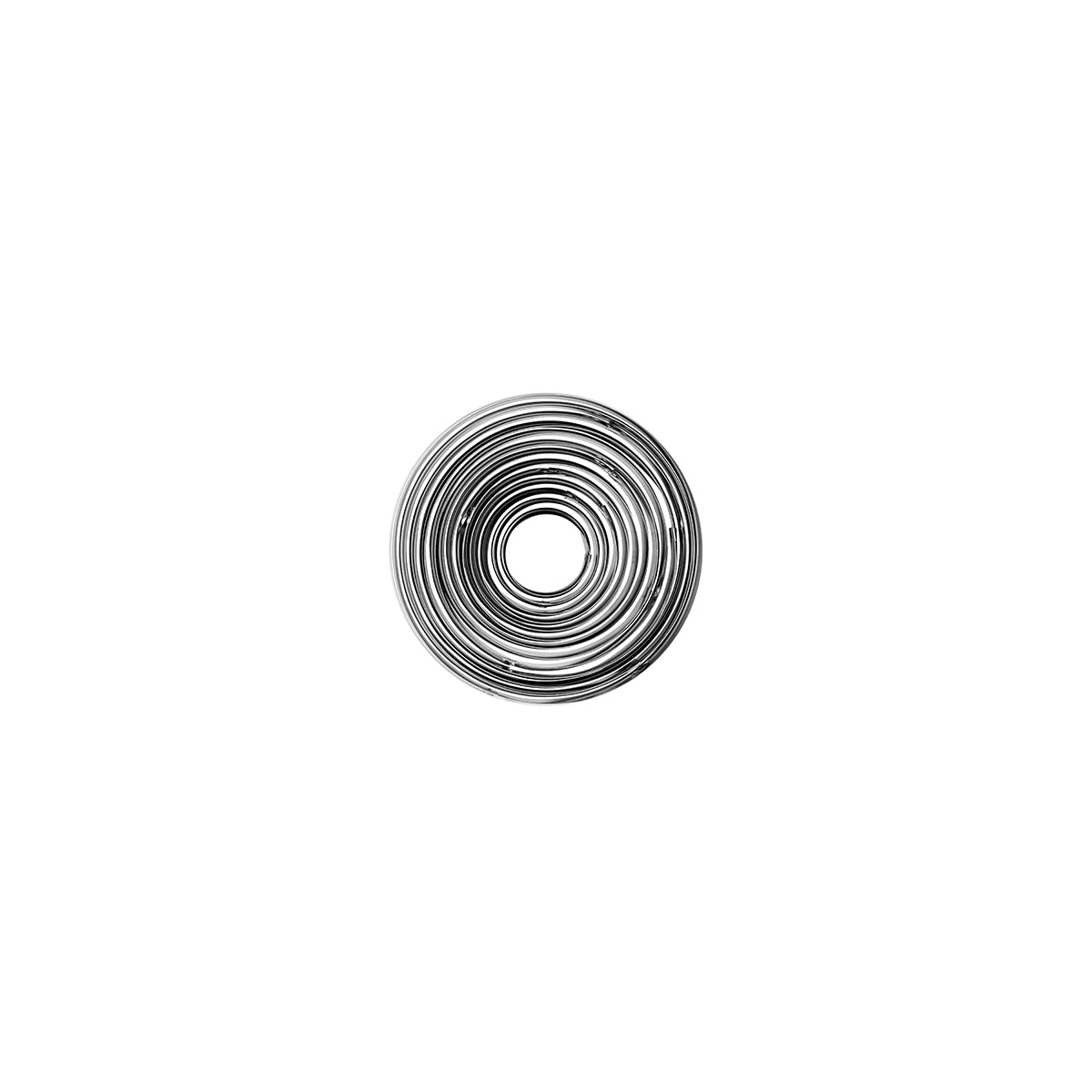 01957 Chef Inox Cutter Set Plain Round Tin 11pc Tomkin Australia Hospitality Supplies