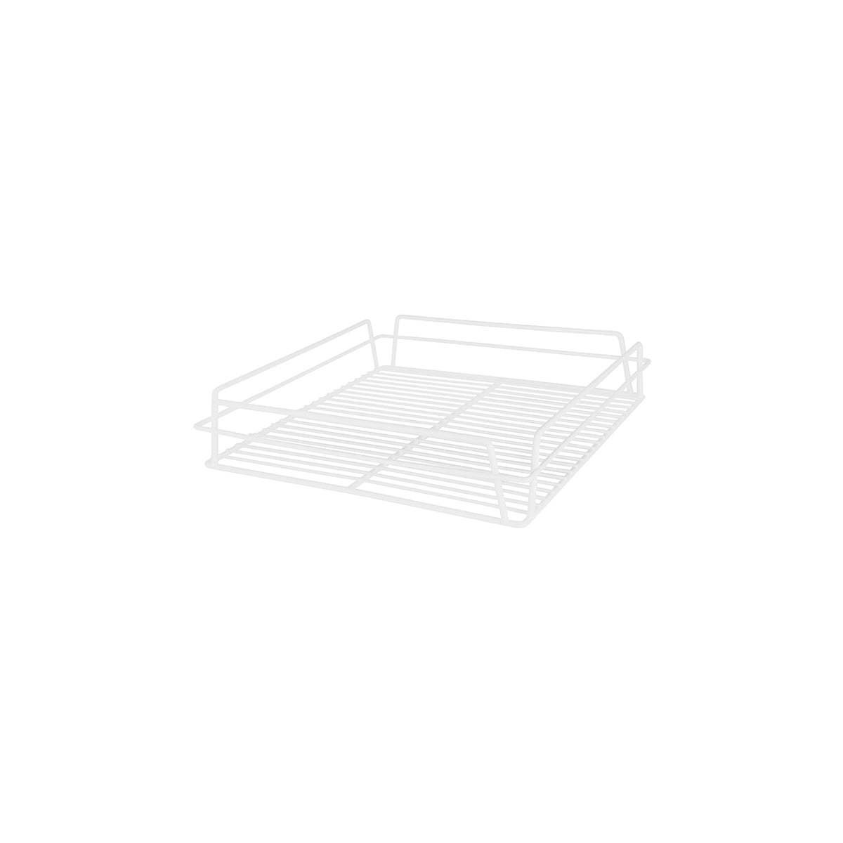 02810 Chef Inox Chef Inox Glass Basket White 350x355x75mm Tomkin Australia Hospitality Supplies