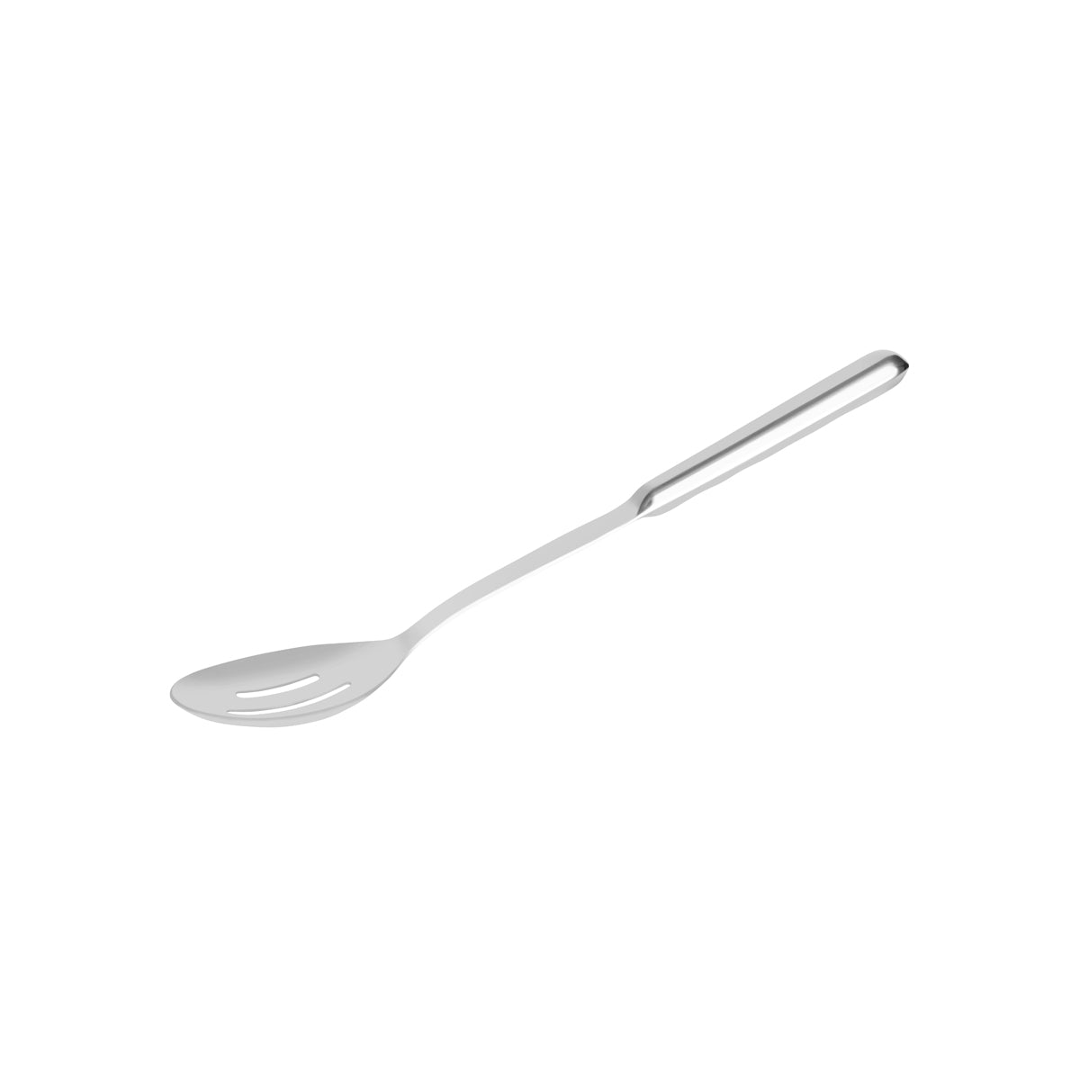 &#39;03599 Chef Inox Salad Spoon Slotted Stainless Steel Hollow Handle 306mm Tomkin Australia Hospitality Supplies