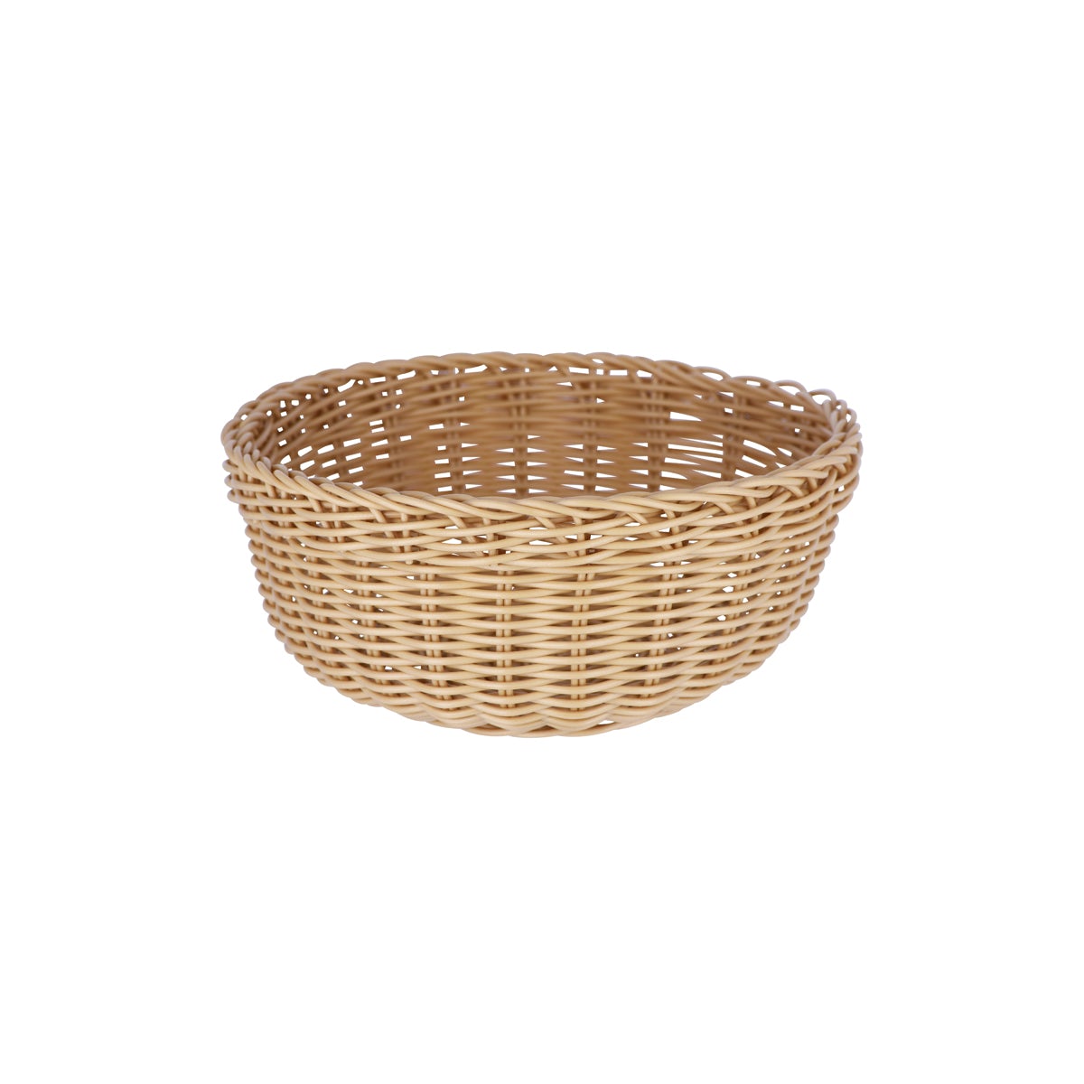 '04053 Chef Inox Bread Basket Round Polypropylene 240x100mm Tomkin Australia Hospitality Supplies