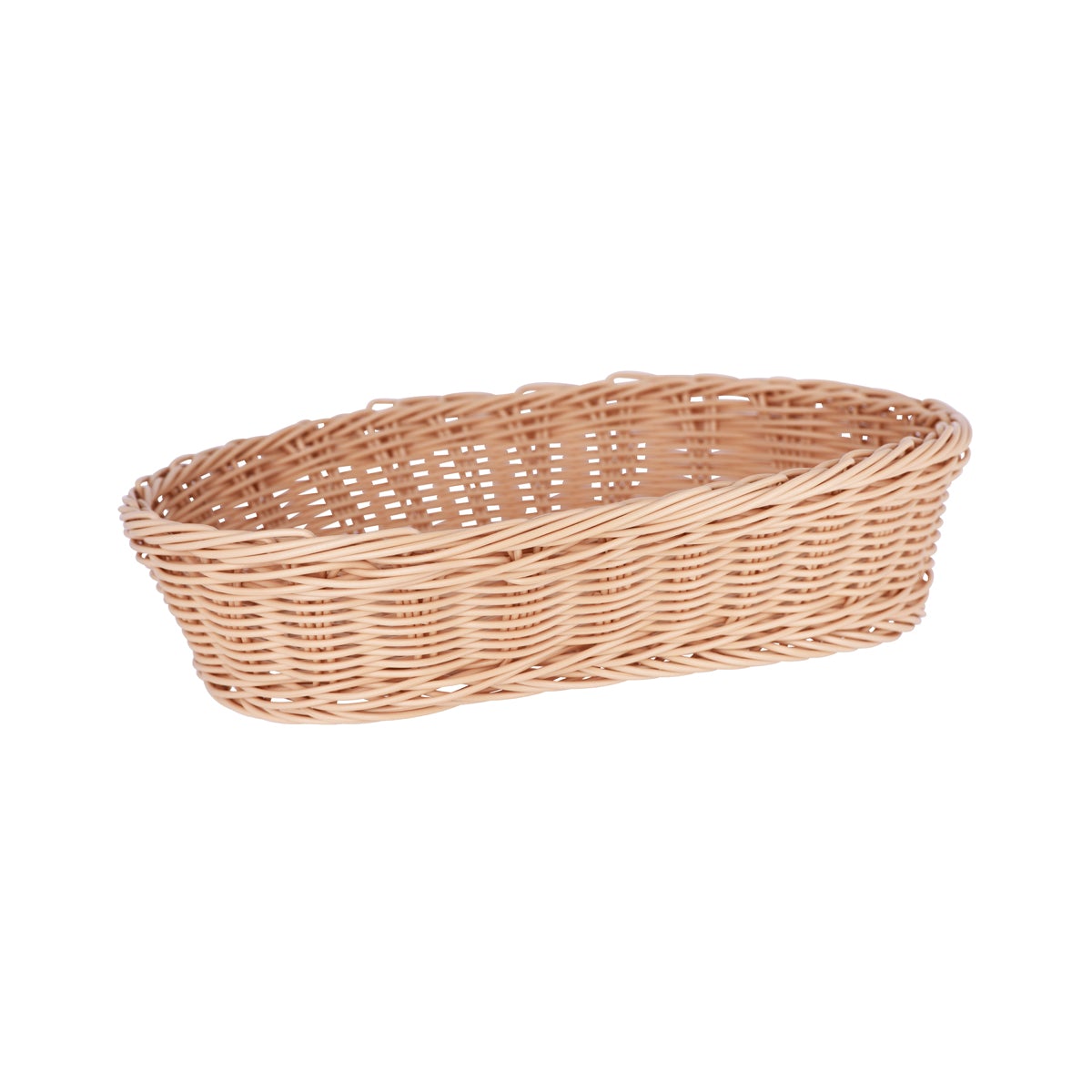 '04066 Chef Inox Bread Basket Oval Polypropylene 315x240x75mm Tomkin Australia Hospitality Supplies