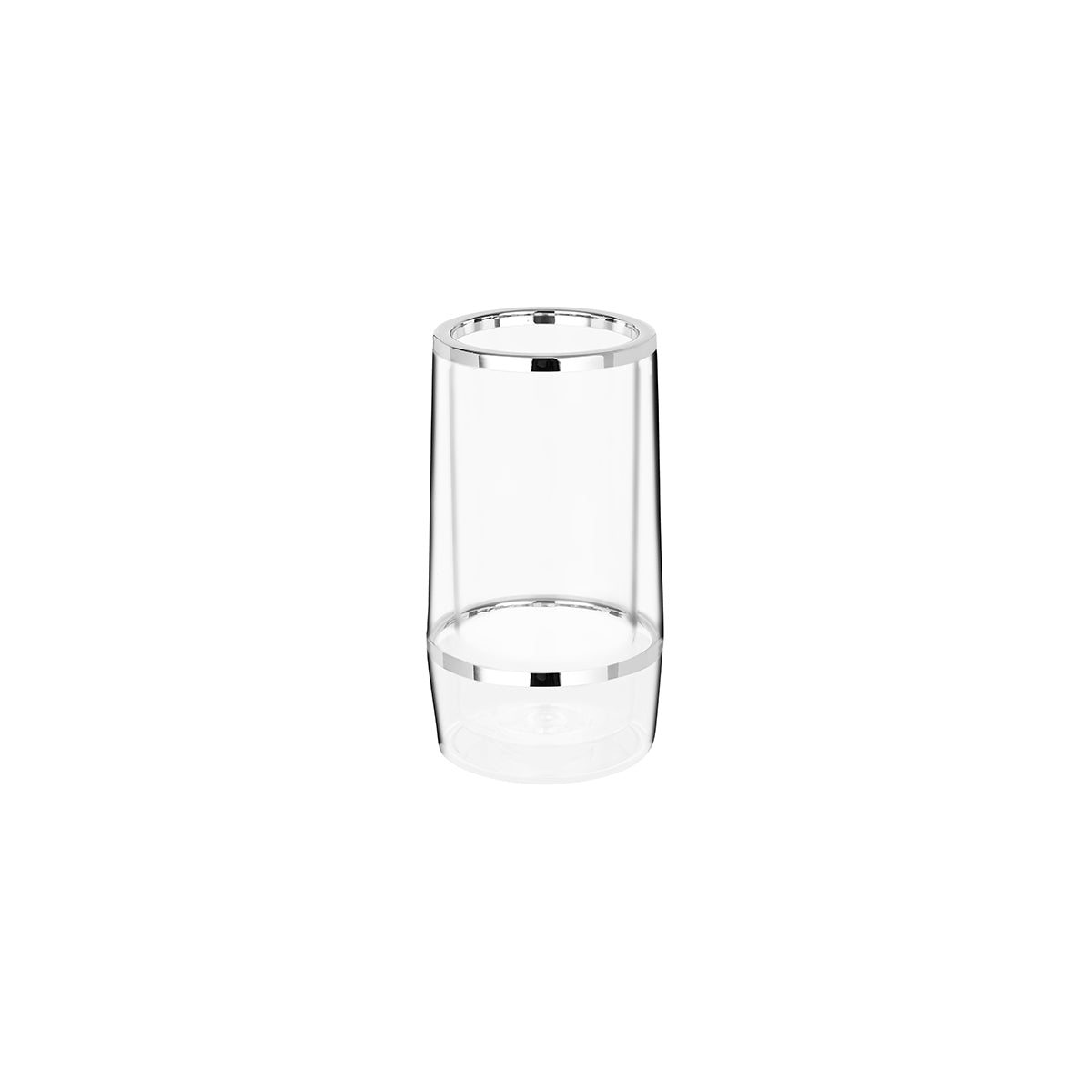 04110 Chef Inox Wine Cooler Insulated Clear Acrylic 125x230mm Tomkin Australia Hospitality Supplies