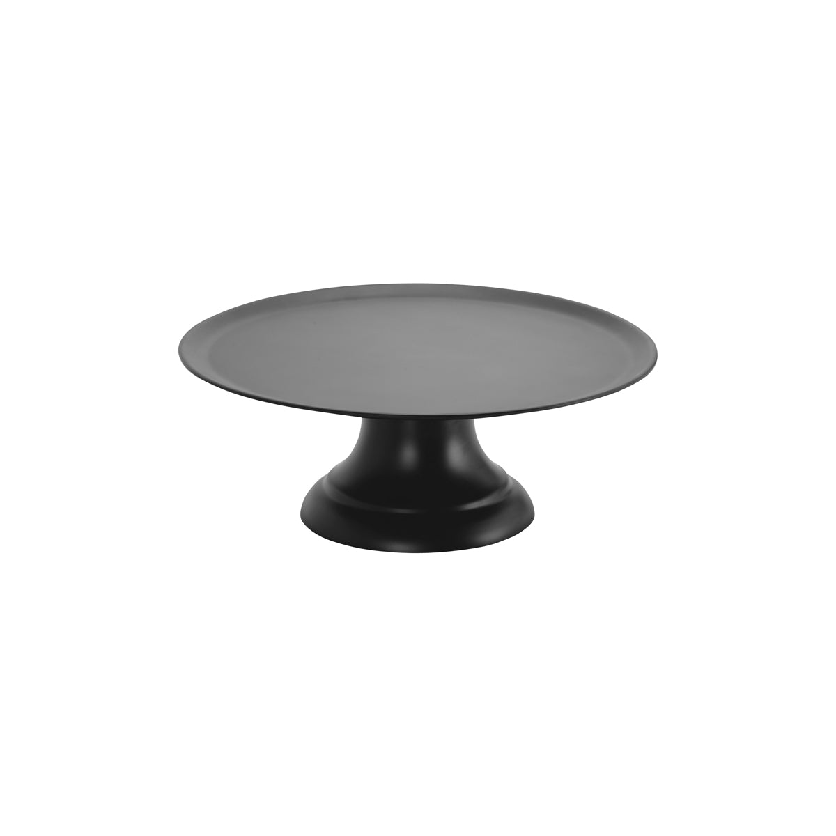 '04152 Chef Inox Cake Stand Black Polycarbonate 320x120mm Tomkin Australia Hospitality Supplies