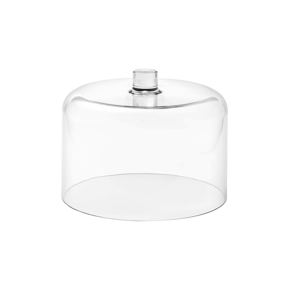 '04174 Chef Inox Cloche Straight Sided Clear Polycarbonate 275x212mm Tomkin Australia Hospitality Supplies