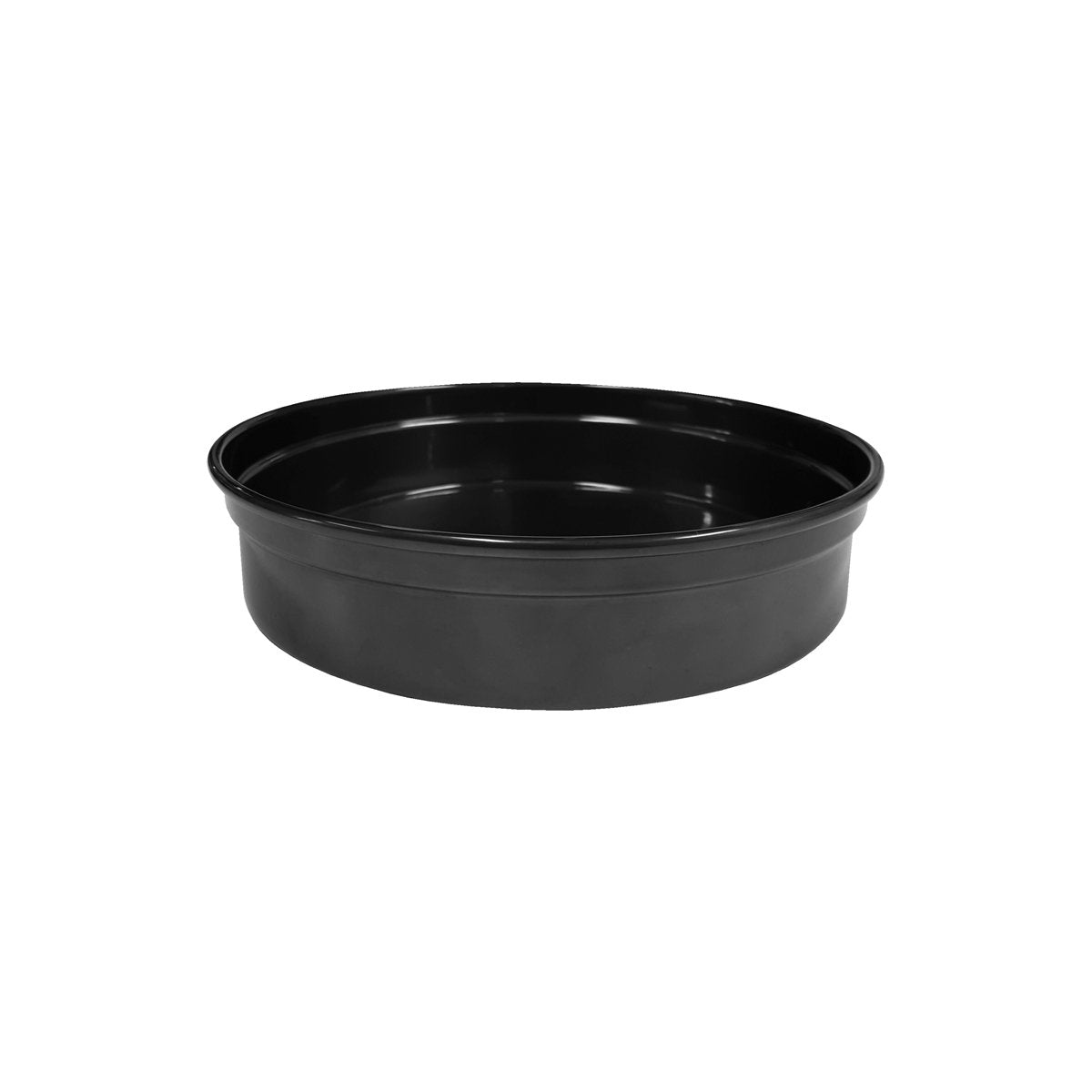 04202-BK Chef Inox Round Bar Tray Aluminium Black 330x50mm Tomkin Australia Hospitality Supplies