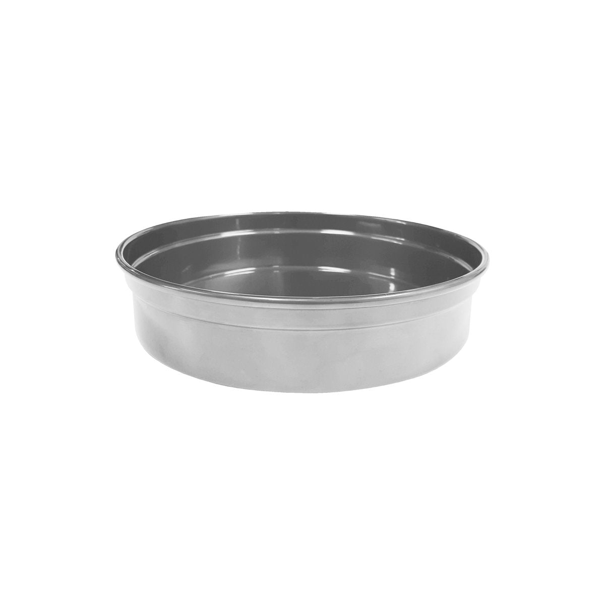 04202-SLV Chef Inox Round Bar Tray Aluminium Silver 330x50mm Tomkin Australia Hospitality Supplies