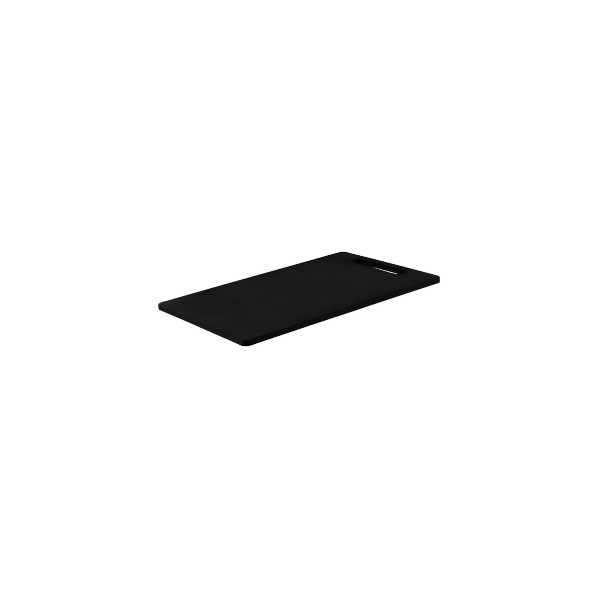 04311-BK Chef Inox Cutting Board Polyethylene Black with Handle 200x270x12mm Tomkin Australia Hospitality Supplies