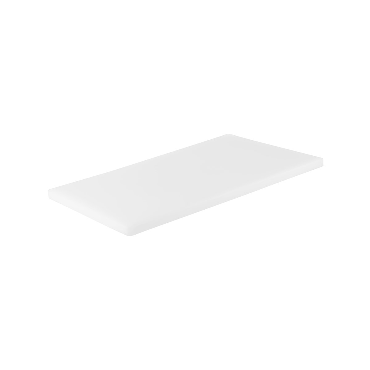 04360 Chef Inox Cutting Board Polyethylene White 380x510x20mm Tomkin Australia Hospitality Supplies