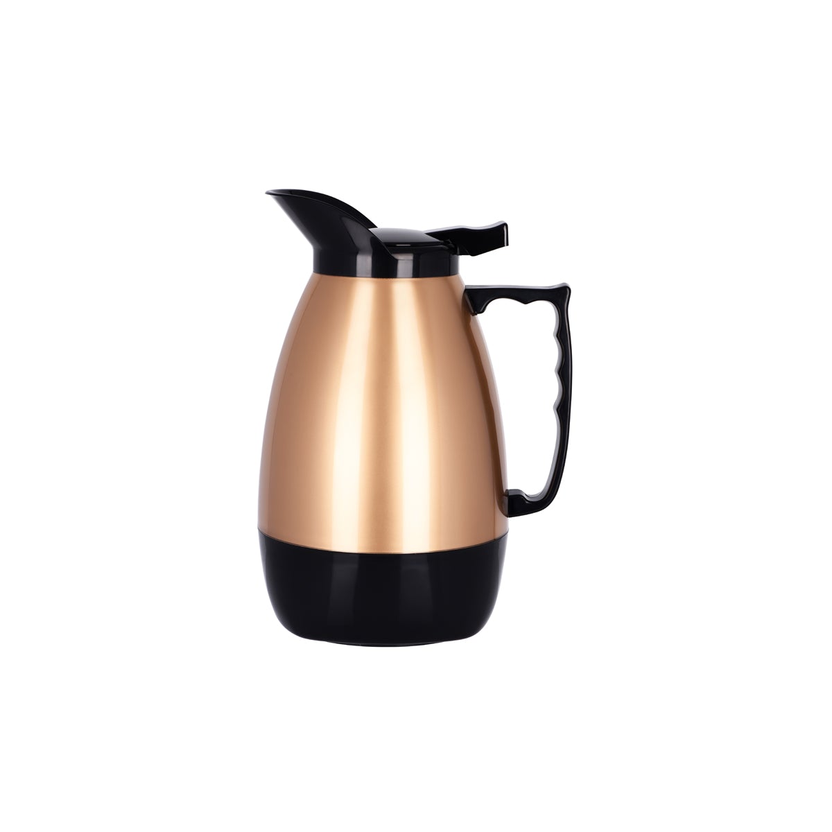 04437 Kinox Insulated Jug Black / Gold Hot'n Cold 2.0Lt Tomkin Australia Hospitality Supplies