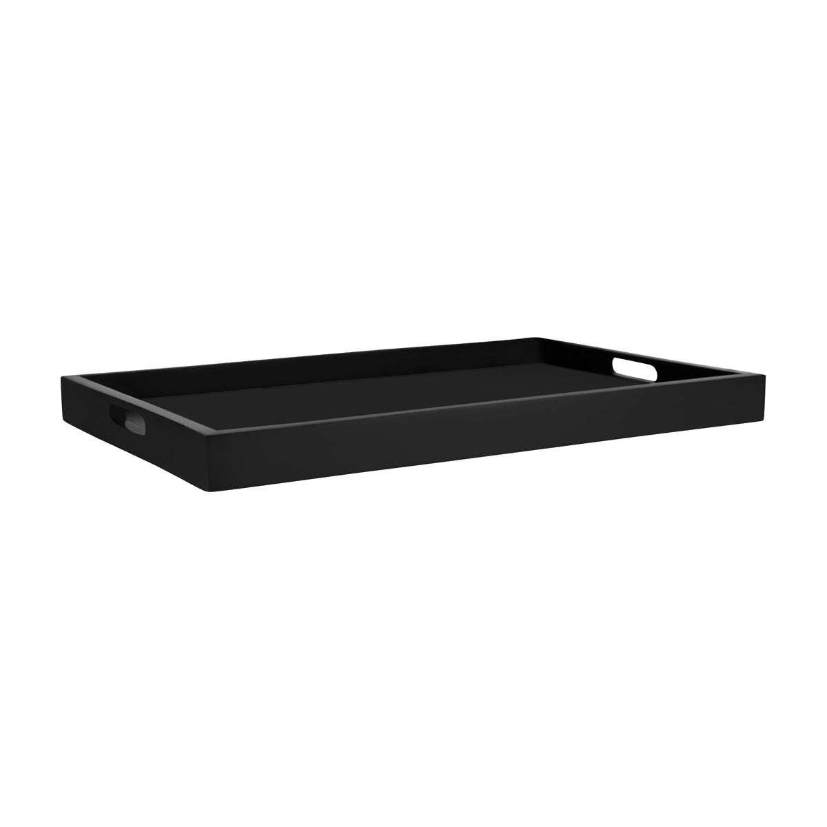 04506 Chef Inox Room Service Tray Dark Mangowood 620x400x50mm Tomkin Australia Hospitality Supplies