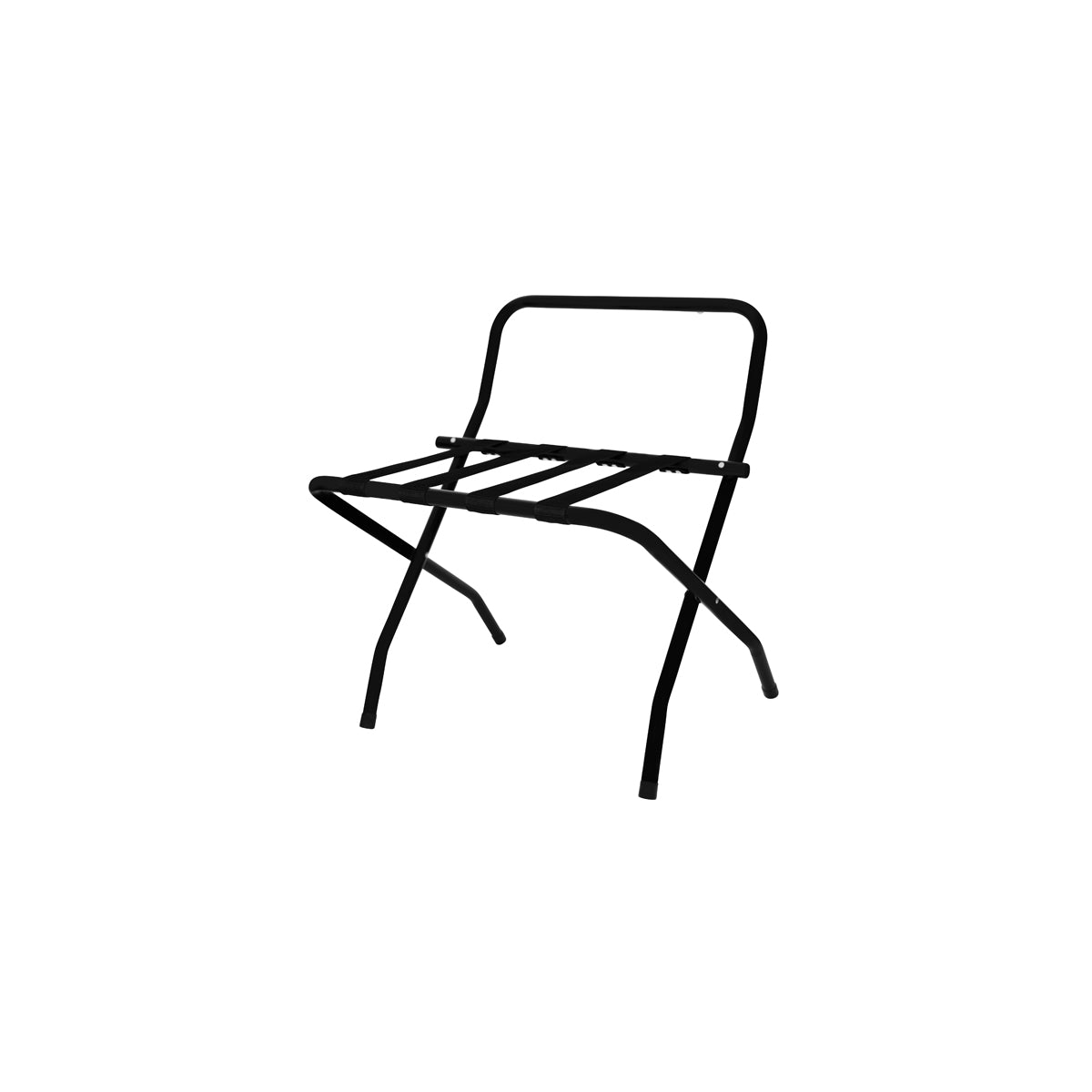 04507-BK Chef Inox Luggage Rack Black 620x460x430mm Tomkin Australia Hospitality Supplies