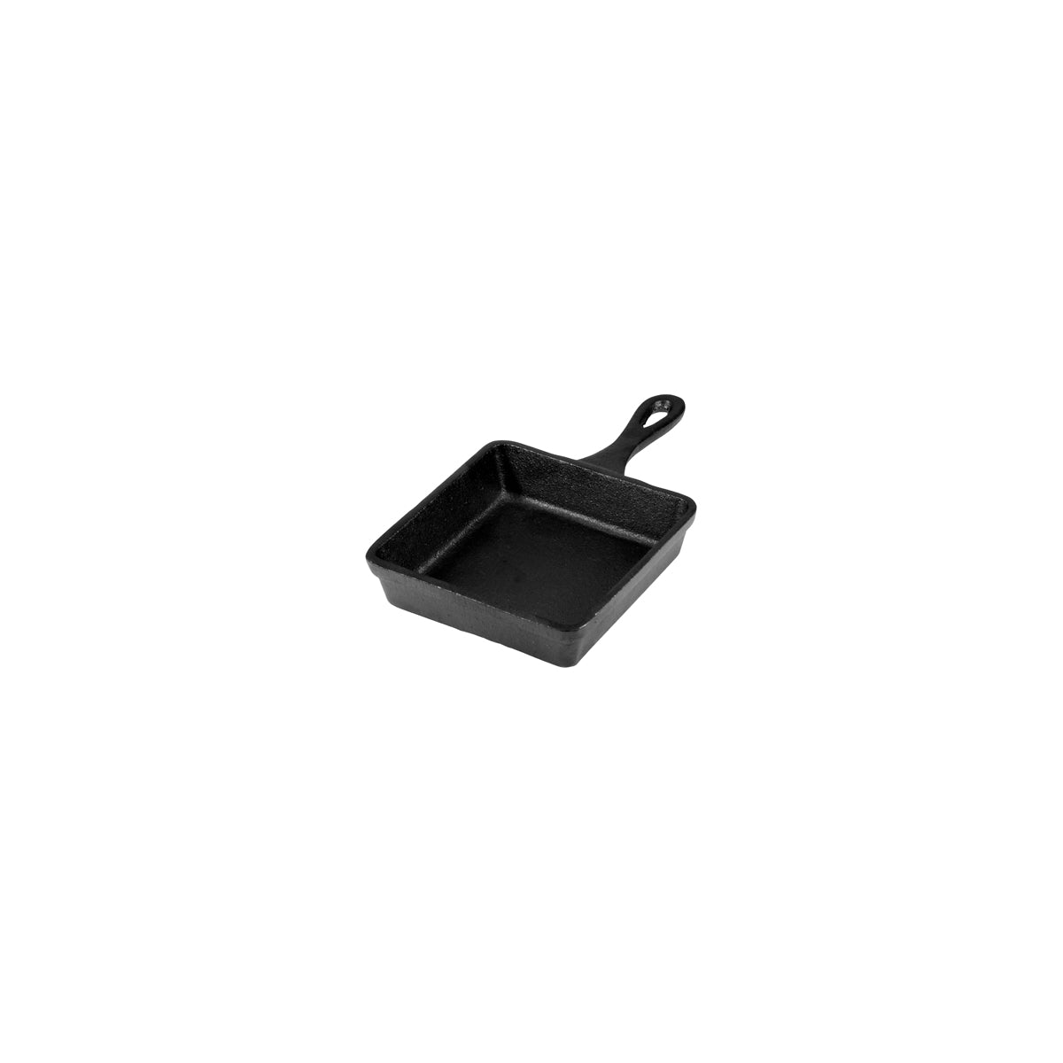 &#39;04626 Chef Inox Cast Iron Mini Square Frypan 200x120x30mm Tomkin Australia Hospitality Supplies