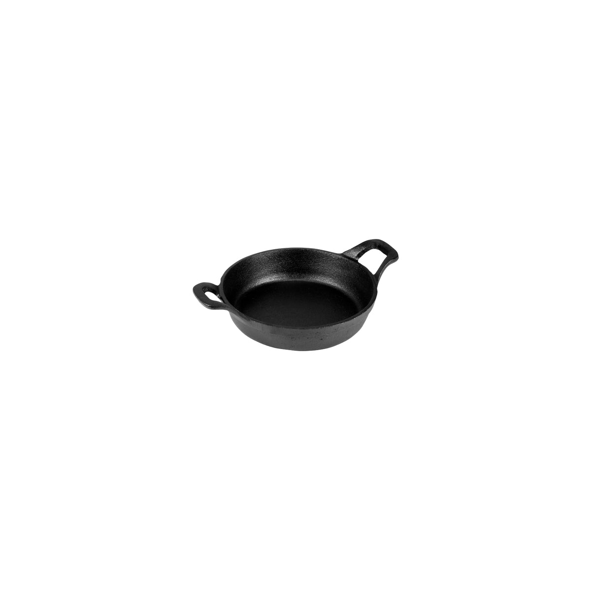 &#39;04629 Chef Inox Cast Iron Mini Round Gratin with Handles 225x160x40mm Tomkin Australia Hospitality Supplies