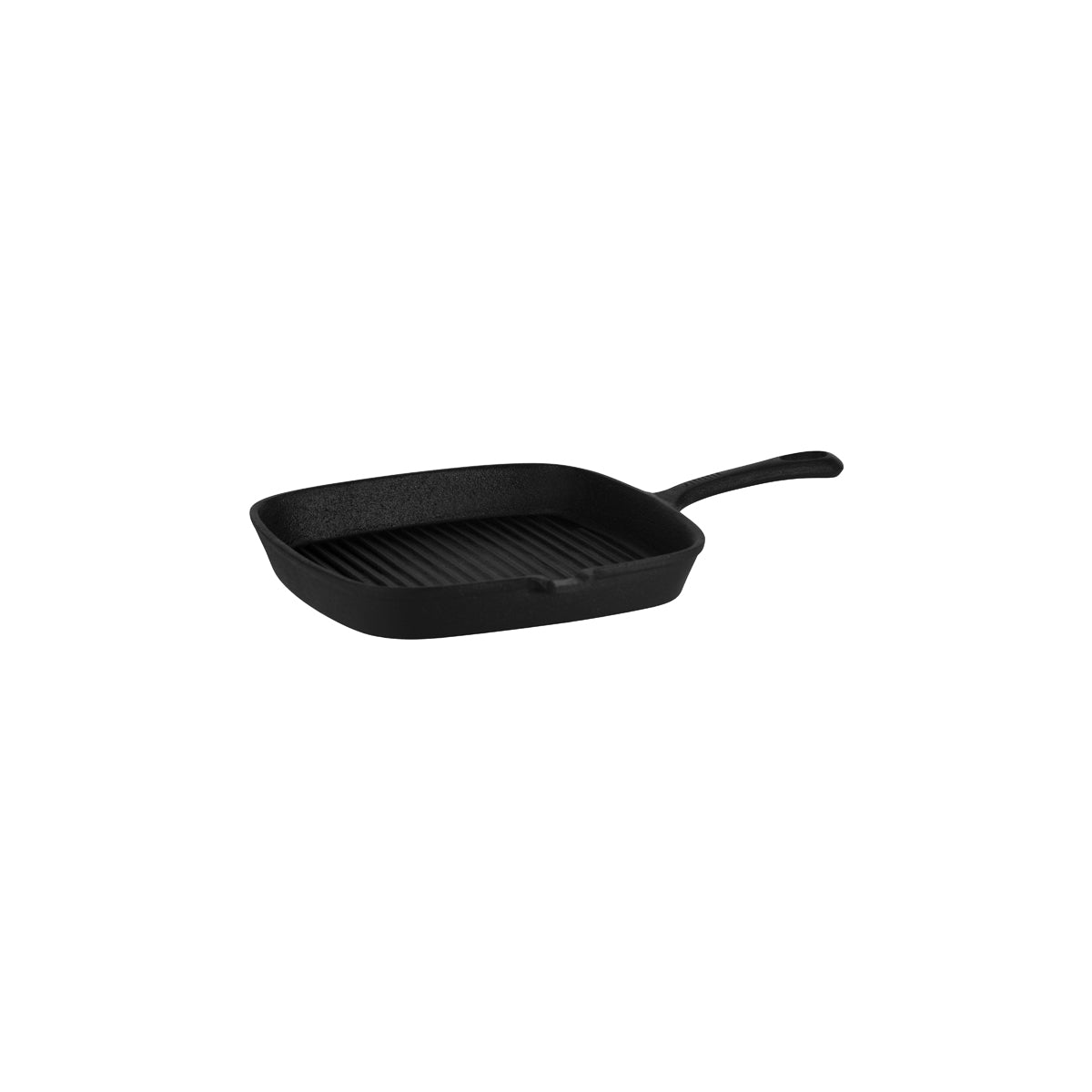 04650 Chef Inox Cast Iron Square Skillet with Handles 230x230mm Tomkin Australia Hospitality Supplies