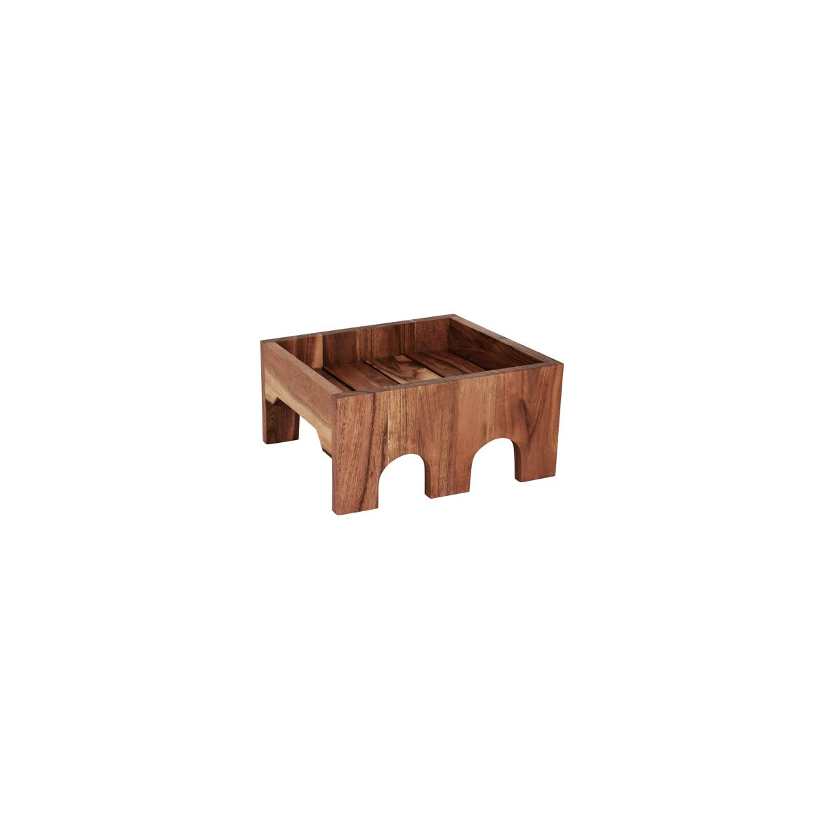 Chef Inox Serve Acacia 3-Tier Nesting Buffet Riser Set | Tomkin Australia