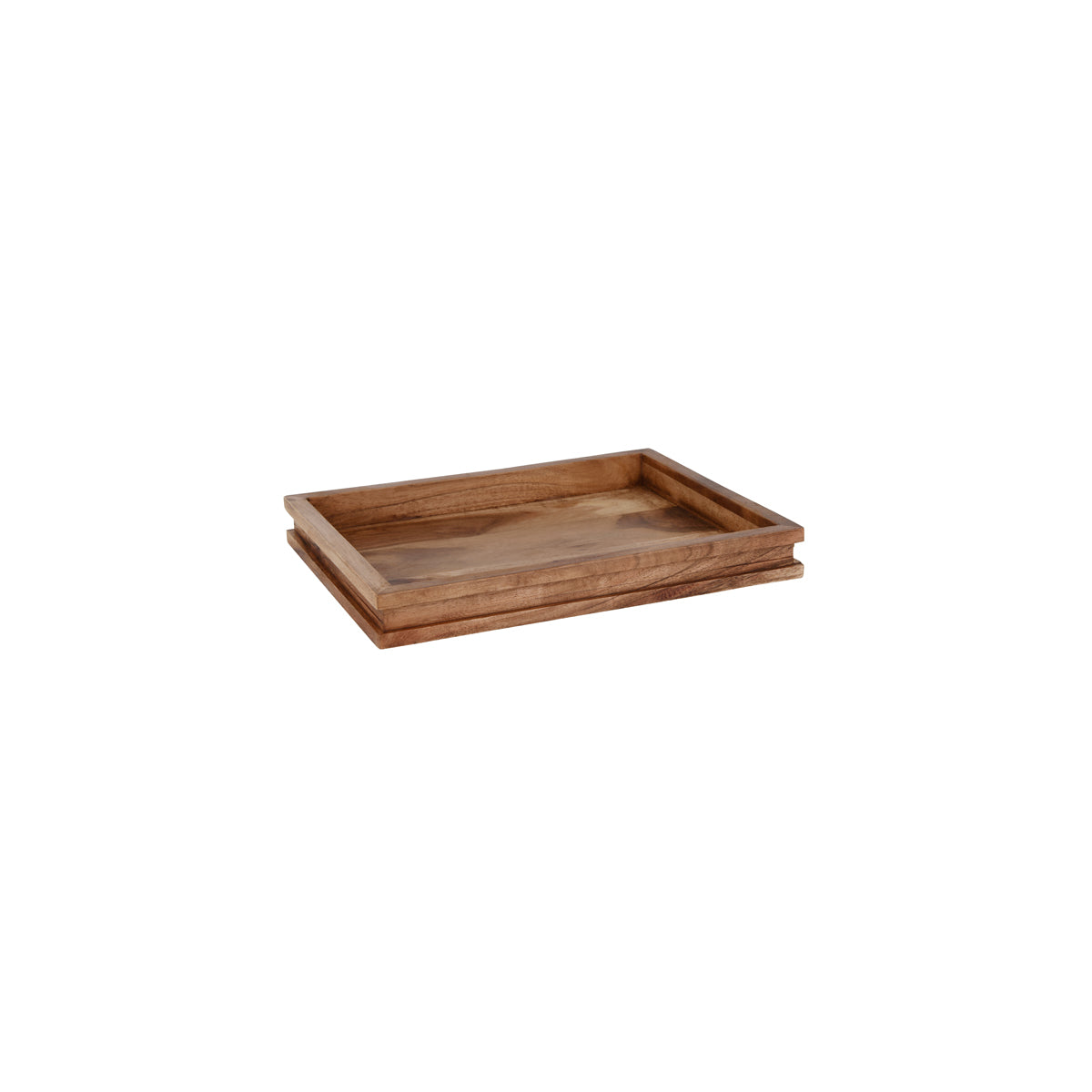 04791 Chef Inox Serve Acacia Display Tray GN 1/2 325x365x40mm Tomkin Australia Hospitality Supplies