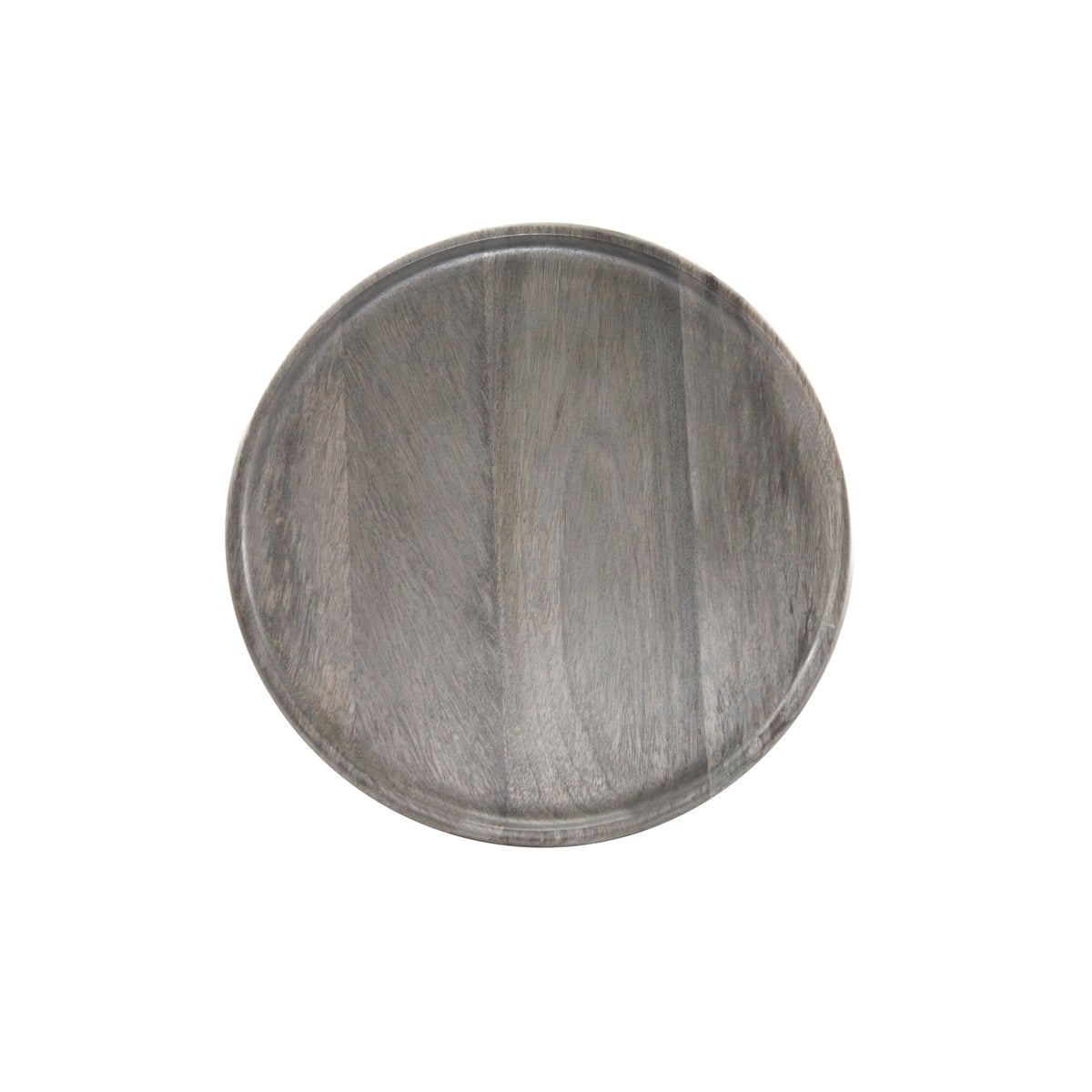 &#39;04840 Chef Inox Mangowood Round Serving Board Grey 300x15mm Tomkin Australia Hospitality Supplies