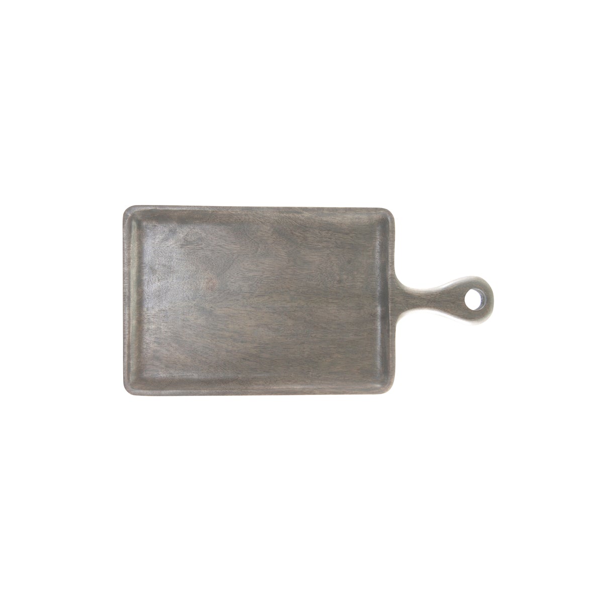 &#39;04855 Chef Inox Mangowood Rectangular Serving Board with Handle Grey 260x180x15mm Tomkin Australia Hospitality Supplies