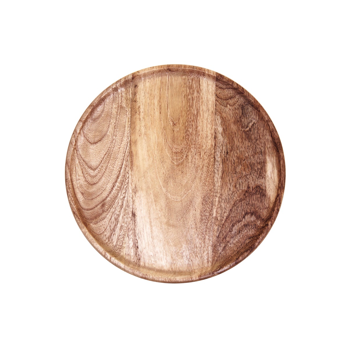 '04890 Chef Inox Mangowood Round Serving Board Natural 300x15mm Tomkin Australia Hospitality Supplies
