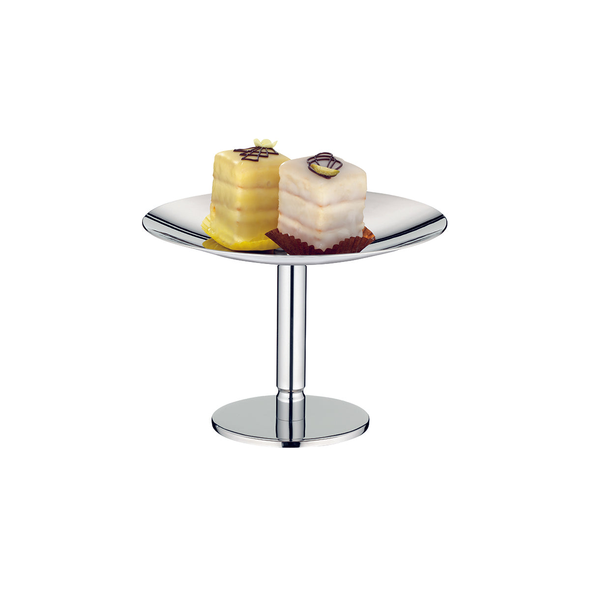 06.8254.6040 WMF Pure 2-Tier Pastry Stand 200x145mm Tomkin Australia Hospitality Supplies