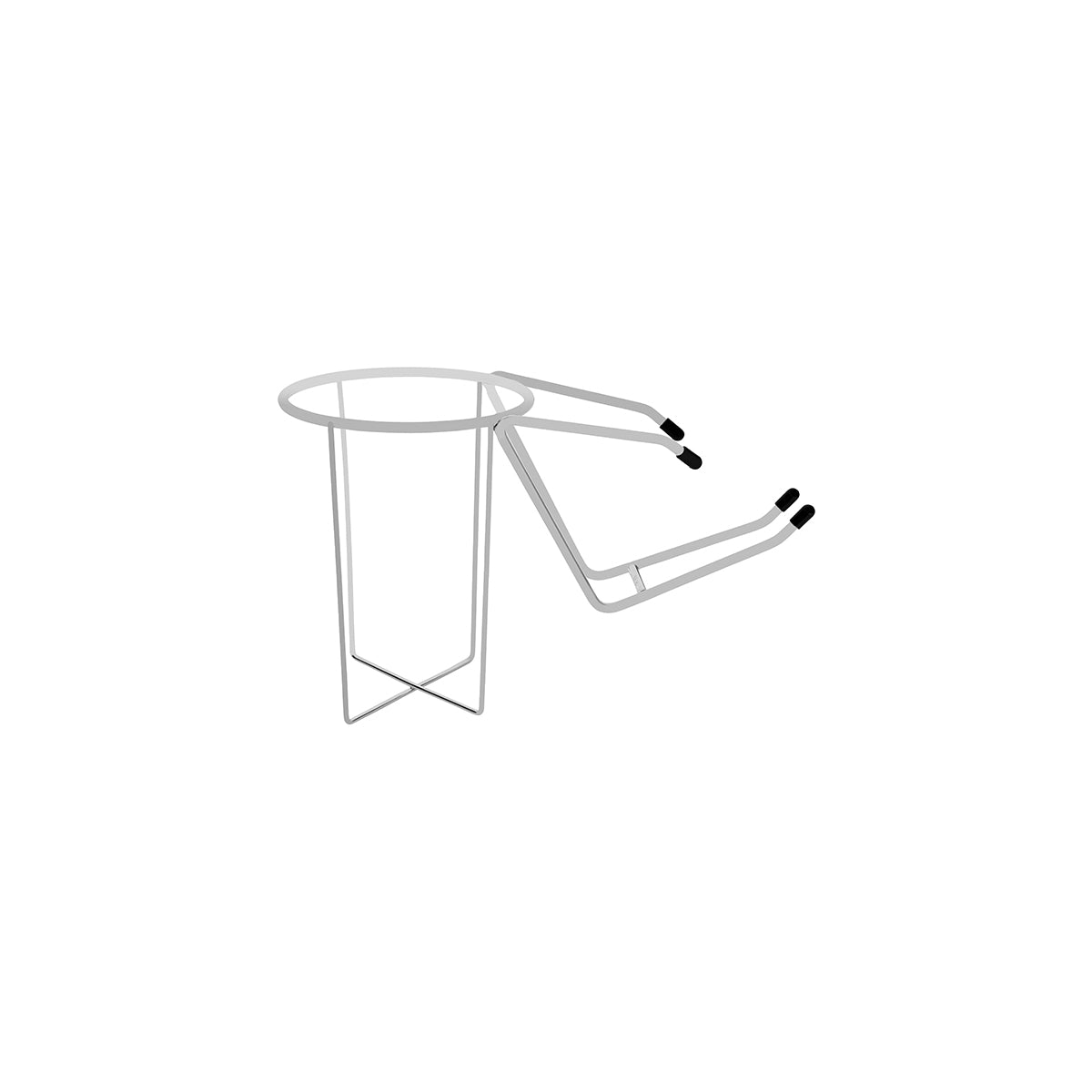 06893 Chef Inox Wine Bucket Table Stand Chrome 145mm Tomkin Australia Hospitality Supplies