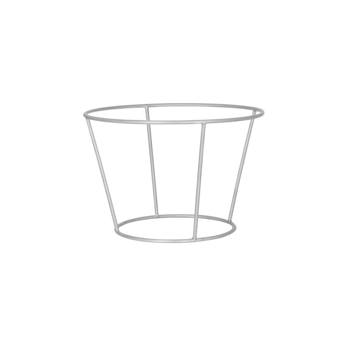 06933 Chef Inox Buffet Serve Round Riser Stainless Steel 195x285x190mm Satin Tomkin Australia Hospitality Supplies