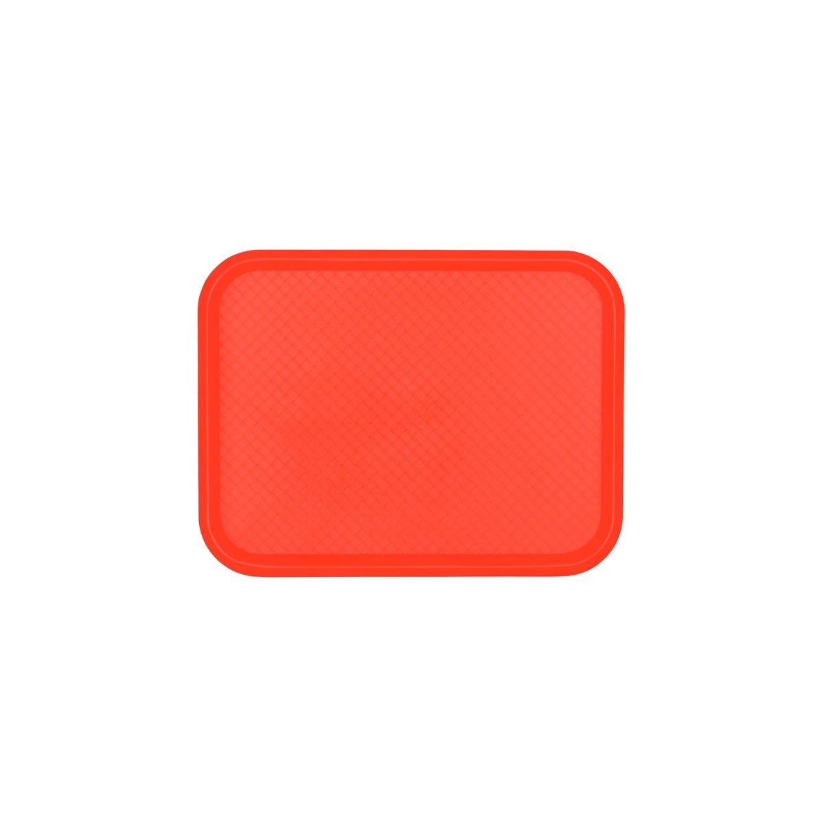 06984-R Chef Inox Fast Food Tray Polypropylene Red 348x267mm Tomkin Australia Hospitality Supplies