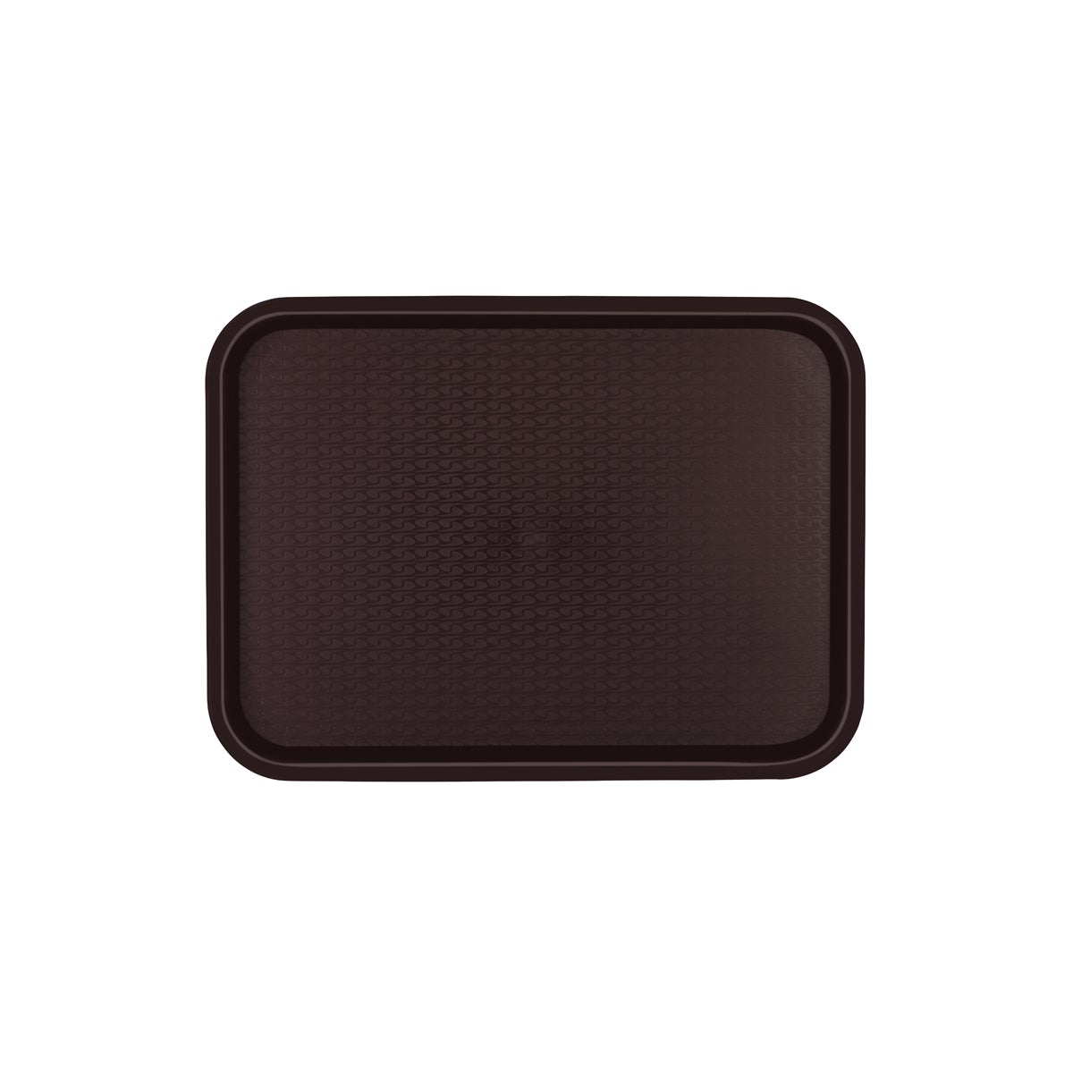 06985-BN Chef Inox Fast Food Tray Polypropylene Brown 411x302mm Tomkin Australia Hospitality Supplies