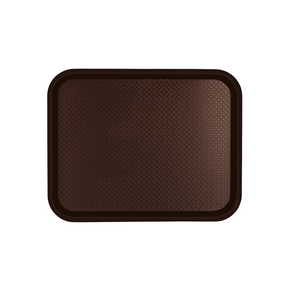 06986-BN Chef Inox Fast Food Tray Polypropylene Brown 449x352mm Tomkin Australia Hospitality Supplies