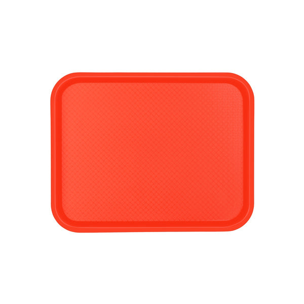 Chef Inox Fast Food Tray Polypropylene Red 350x450mm | Tomkin Australia ...
