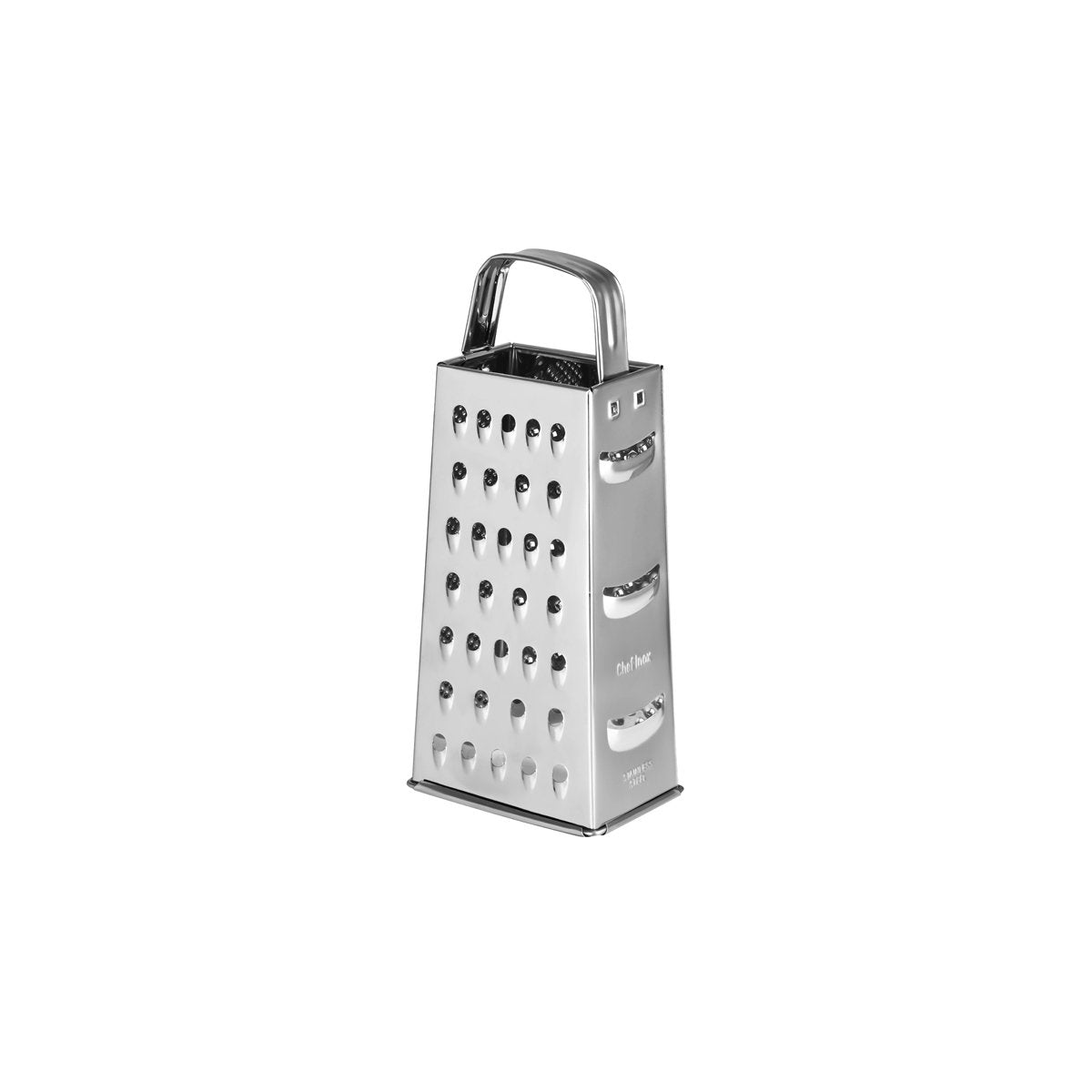 07340 Chef Inox Grater 4 Sided Stainless Steel Handle 170mm Tomkin Australia Hospitality Supplies