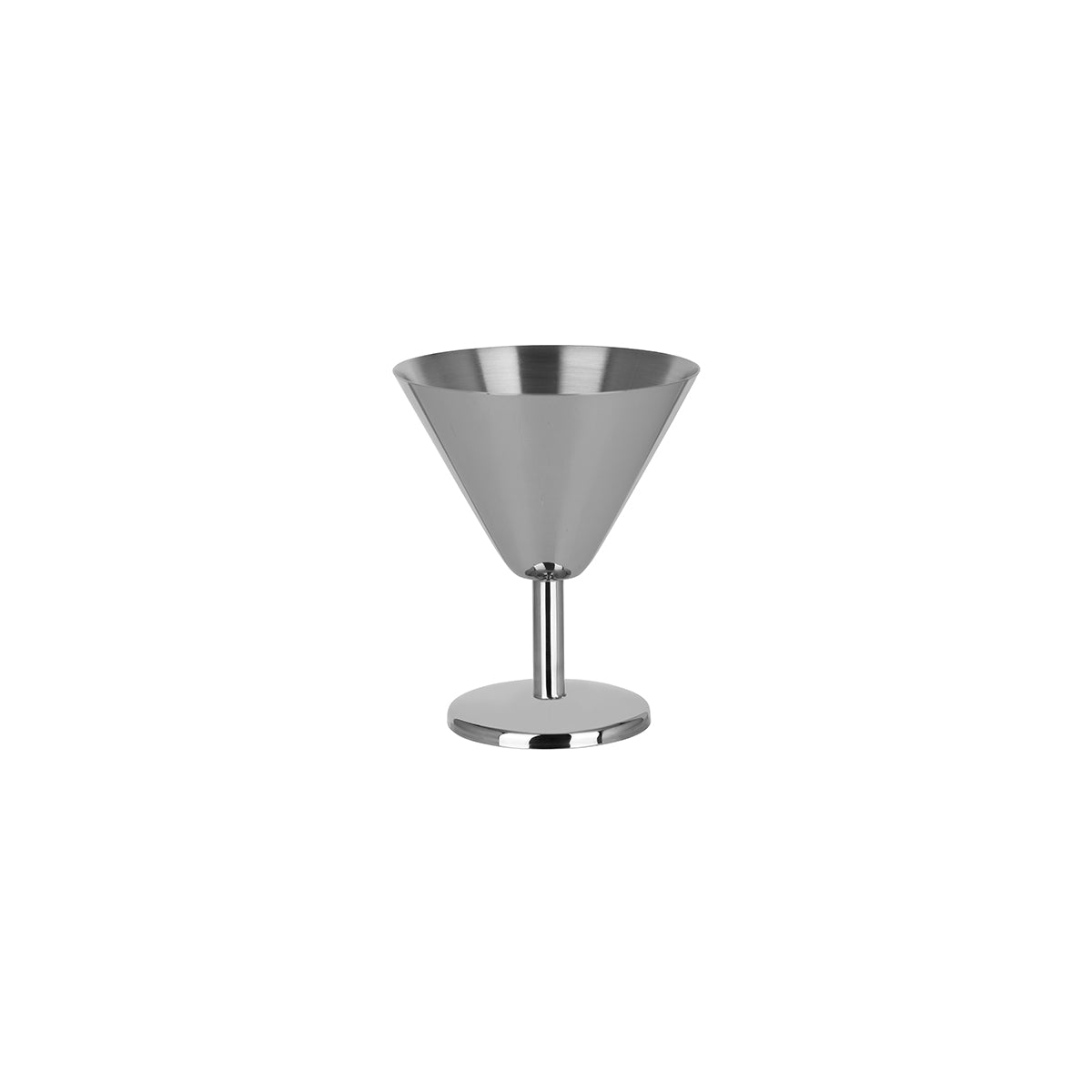 07550 Chef Inox Seafood Cocktail Conical Stainless Steel 94x81mm / 150ml Tomkin Australia Hospitality Supplies