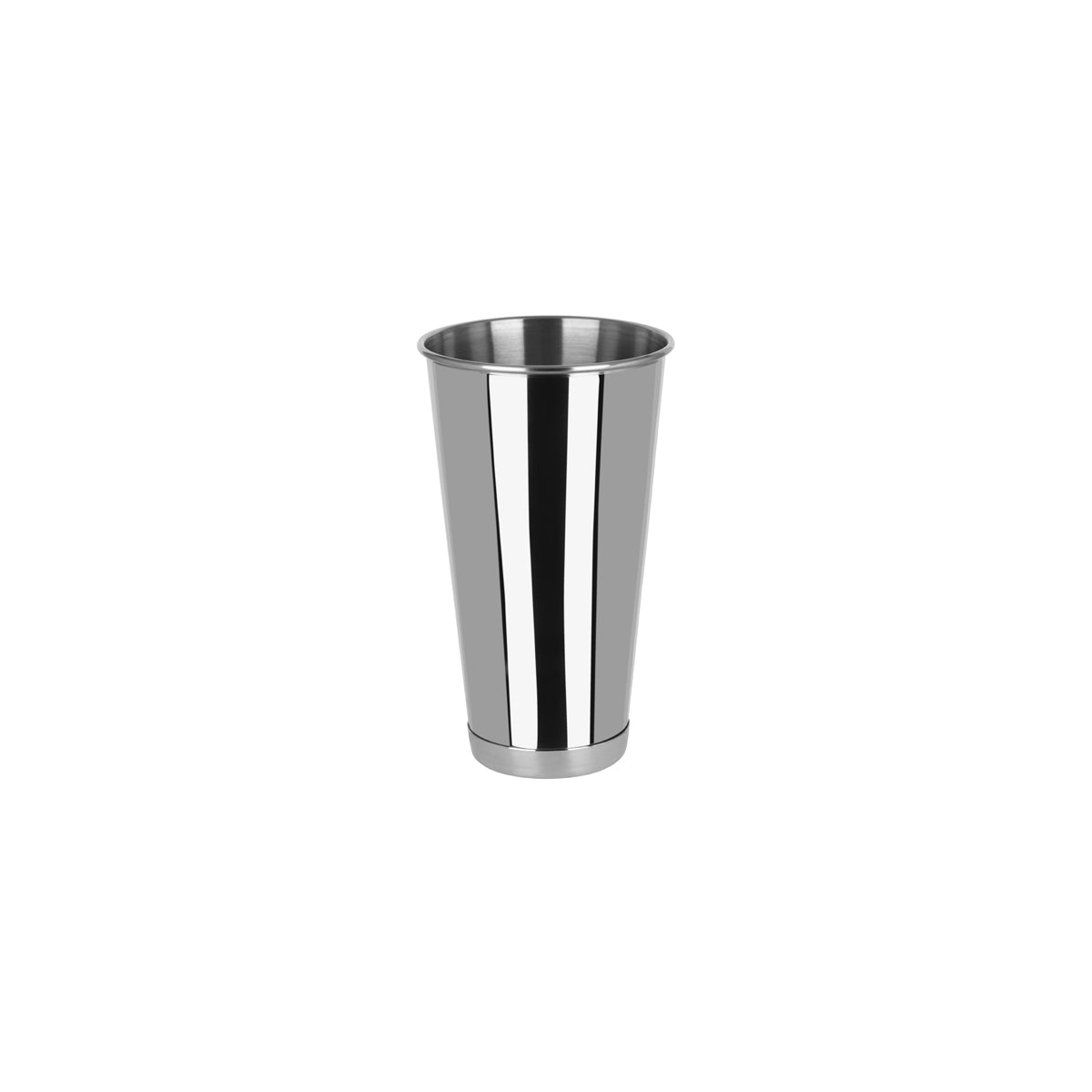 07676 Chef Inox Milkshake Cup Stainless Steel 105x173mm Tomkin Australia Hospitality Supplies