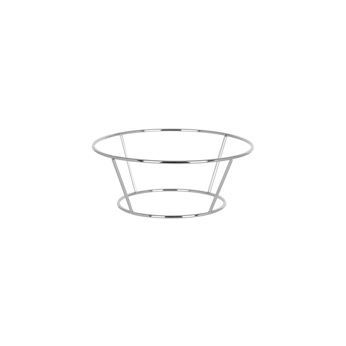 '07701 Chef Inox Seafood Platter Stand 110mm Tomkin Australia Hospitality Supplies