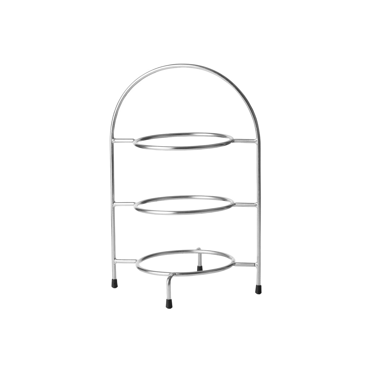 '07704 Chef Inox Round Display Stand 3-Tier 195x285x440mm Tomkin Australia Hospitality Supplies