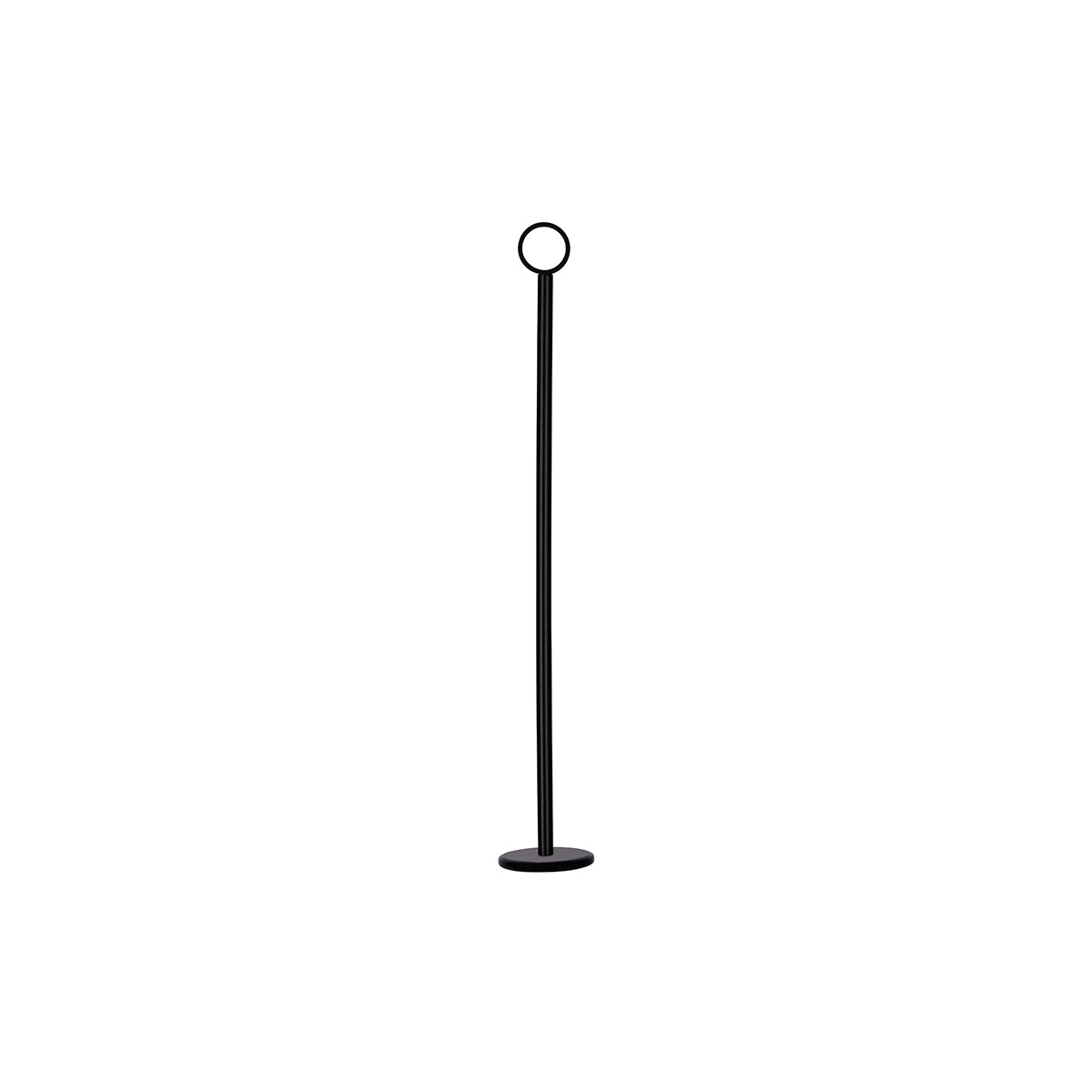 08138-BK Chef Inox Table Number Stand Matt Black 370mm Tomkin Australia Hospitality Supplies