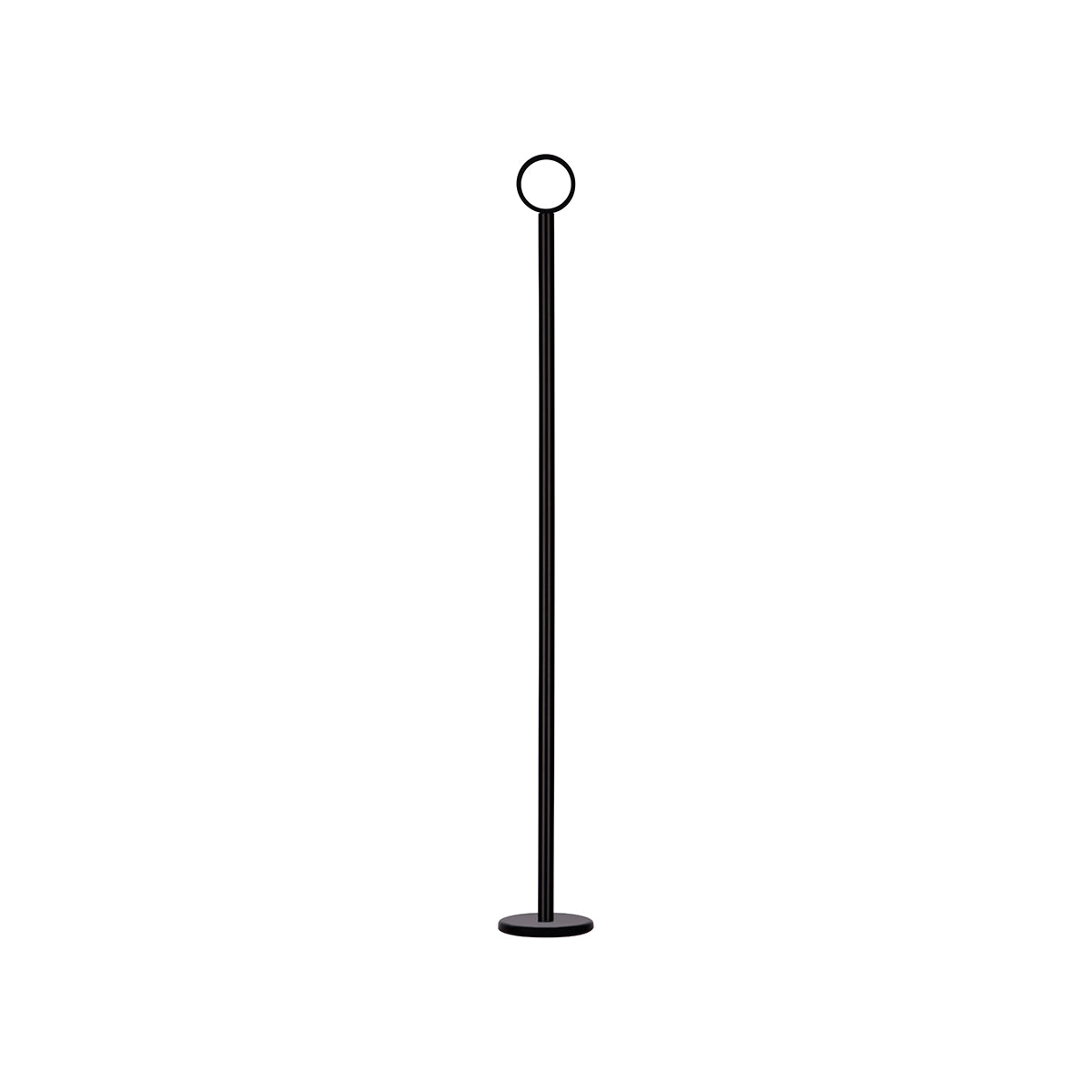 08145-BK Chef Inox Table Number Stand Matt Black 450mm Tomkin Australia Hospitality Supplies