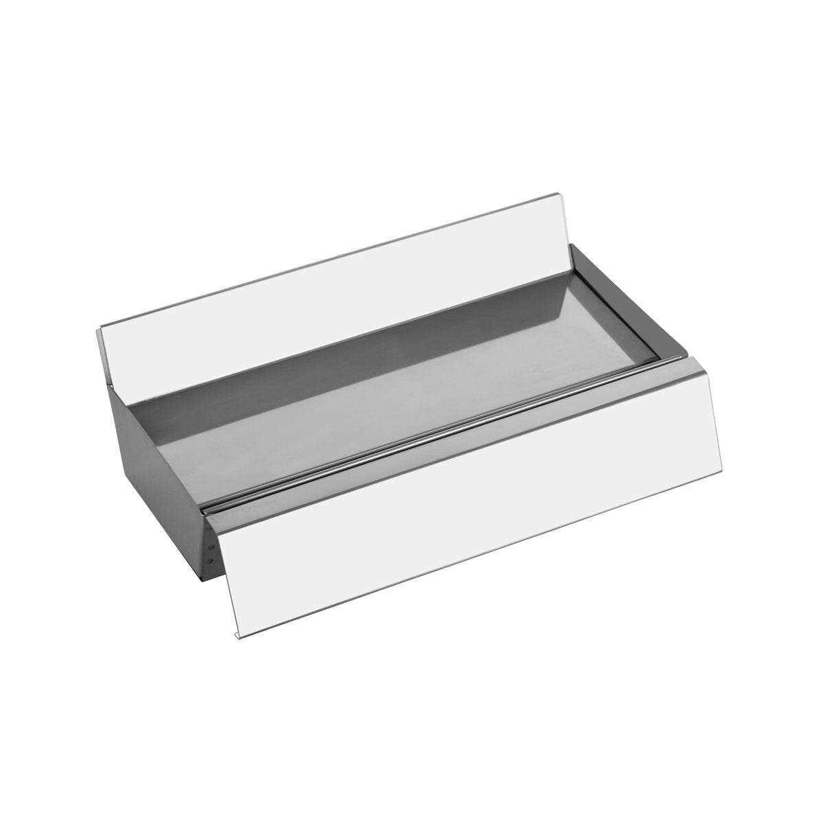 08888 Chef Inox Chef Inox Ashtray Floor with Removable Tray 300x190x85mm Tomkin Australia Hospitality Supplies