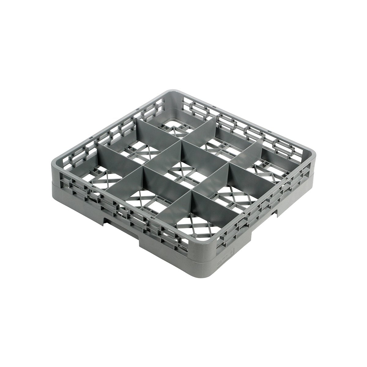 '09509 Unica Wash Rack 9 Compartment 500x500x100mm Tomkin Australia Hospitality Supplies