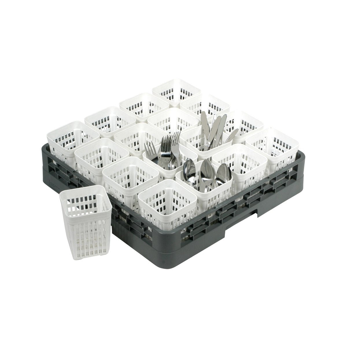 09576 Unica Washrack Flatware Holder Tomkin Australia Hospitality Supplies