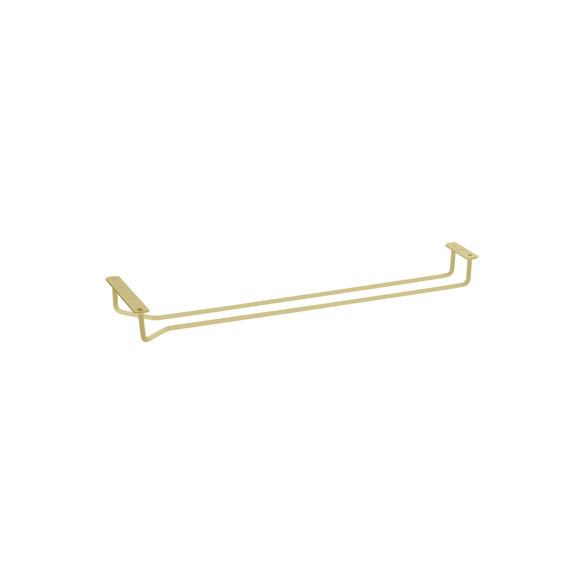 10216 Chef Inox Chef Inox Glass Hanger Brass Plate 410mm Tomkin Australia Hospitality Supplies