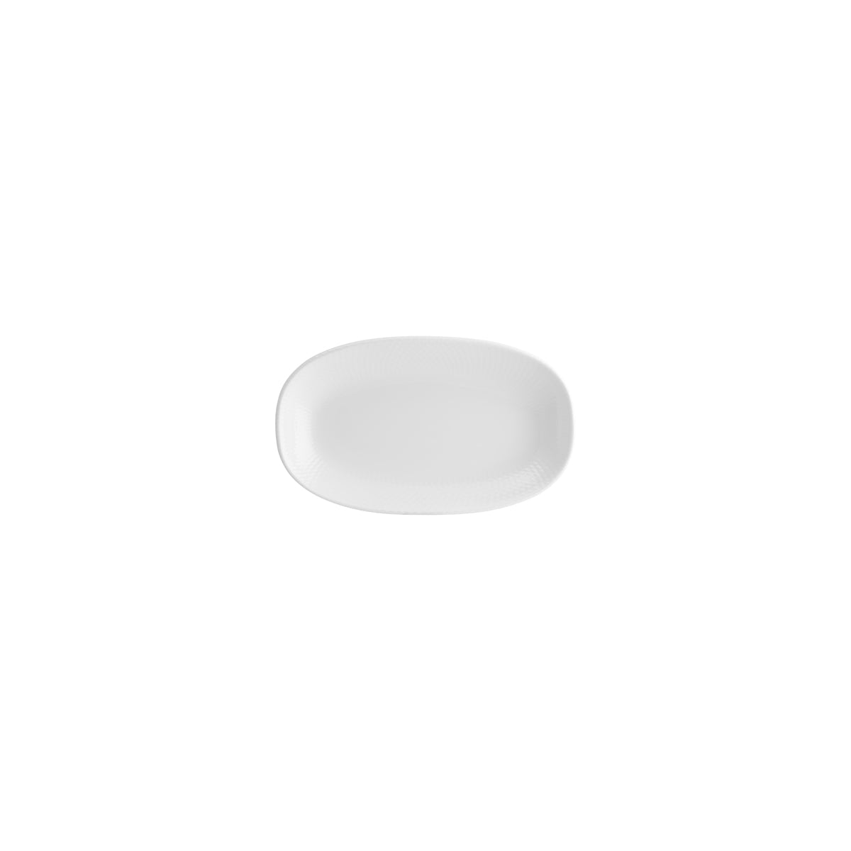 110330 Bonna Diamond Oval Coupe Plate 190x110x20mm Tomkin Australia Hospitality Supplies
