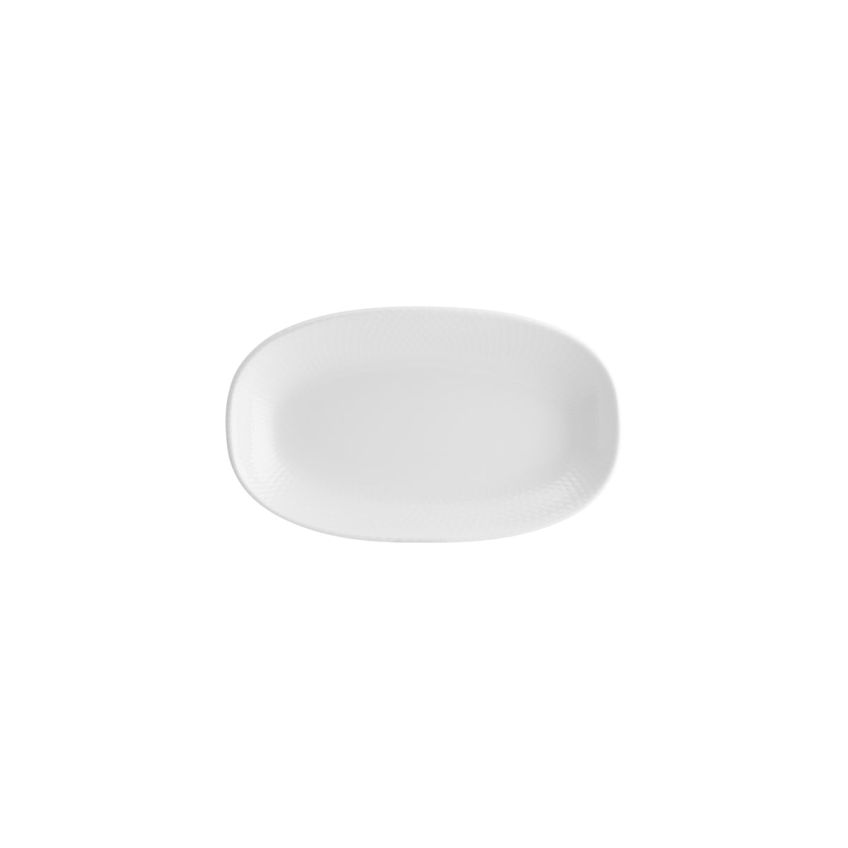 110332 Bonna Diamond Oval Coupe Plate 290x170x30mm Tomkin Australia Hospitality Supplies