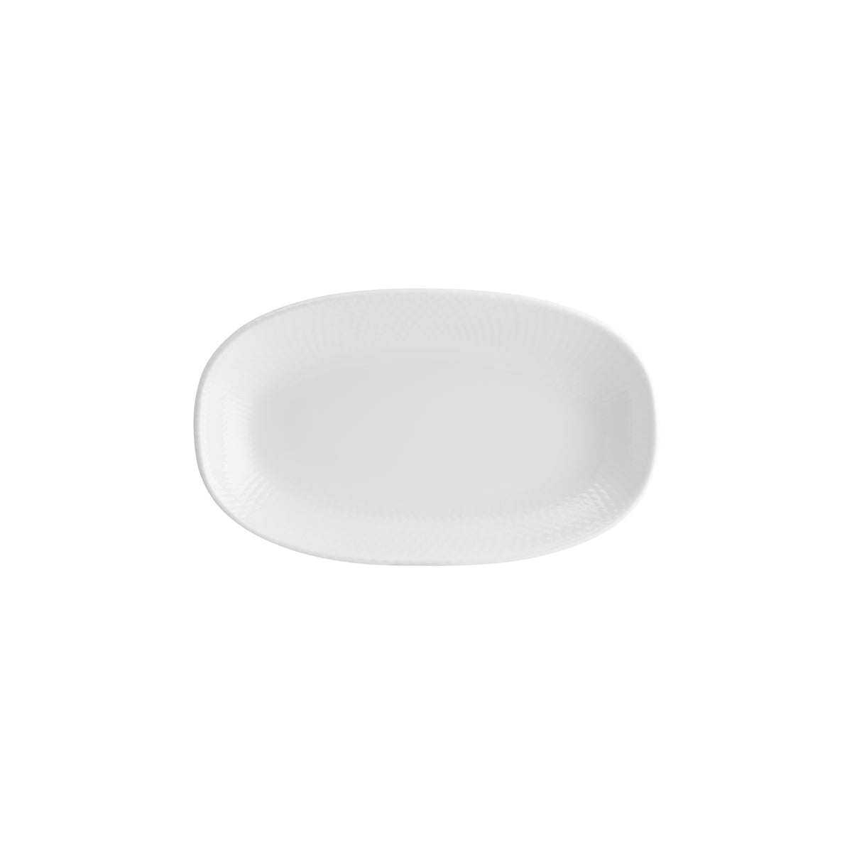 110334 Bonna Diamond Oval Coupe Plate 340x190x39mm Tomkin Australia Hospitality Supplies